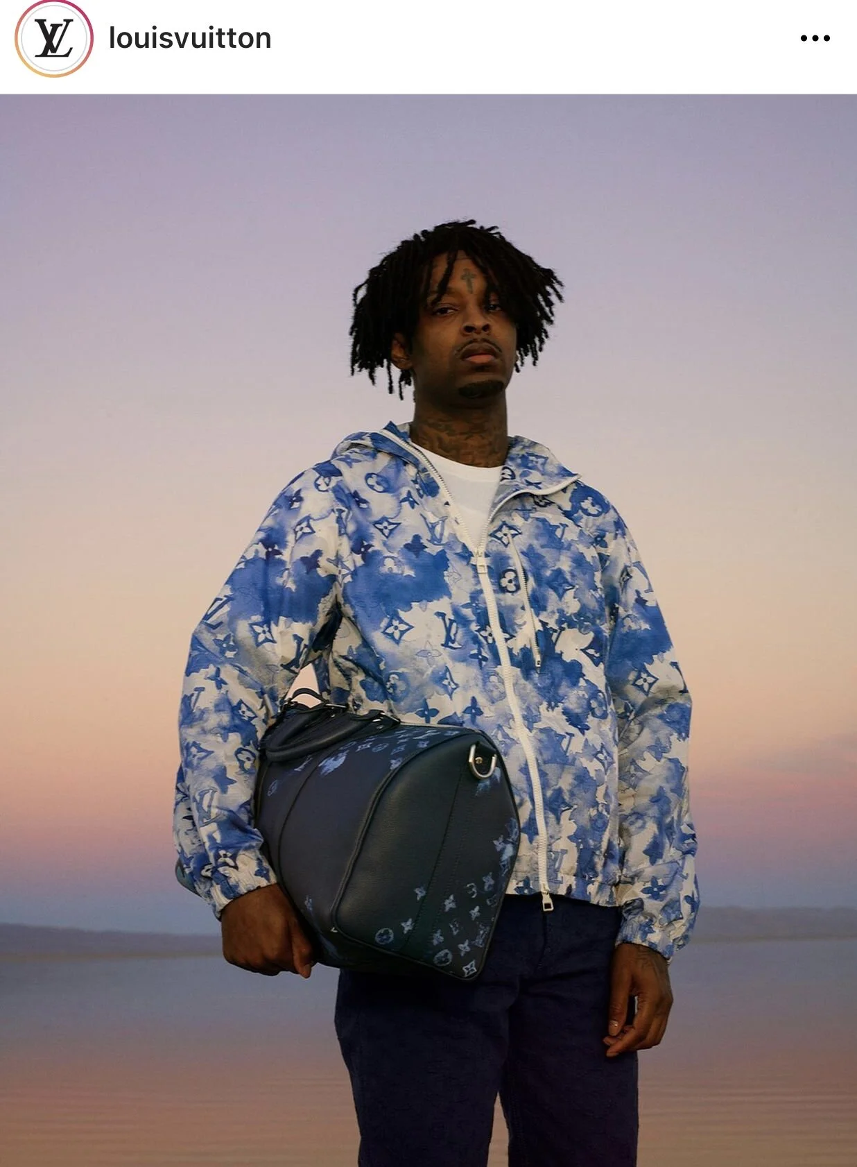 21 Savage for the NEW Louis Vuitton Summer 2021 Collection