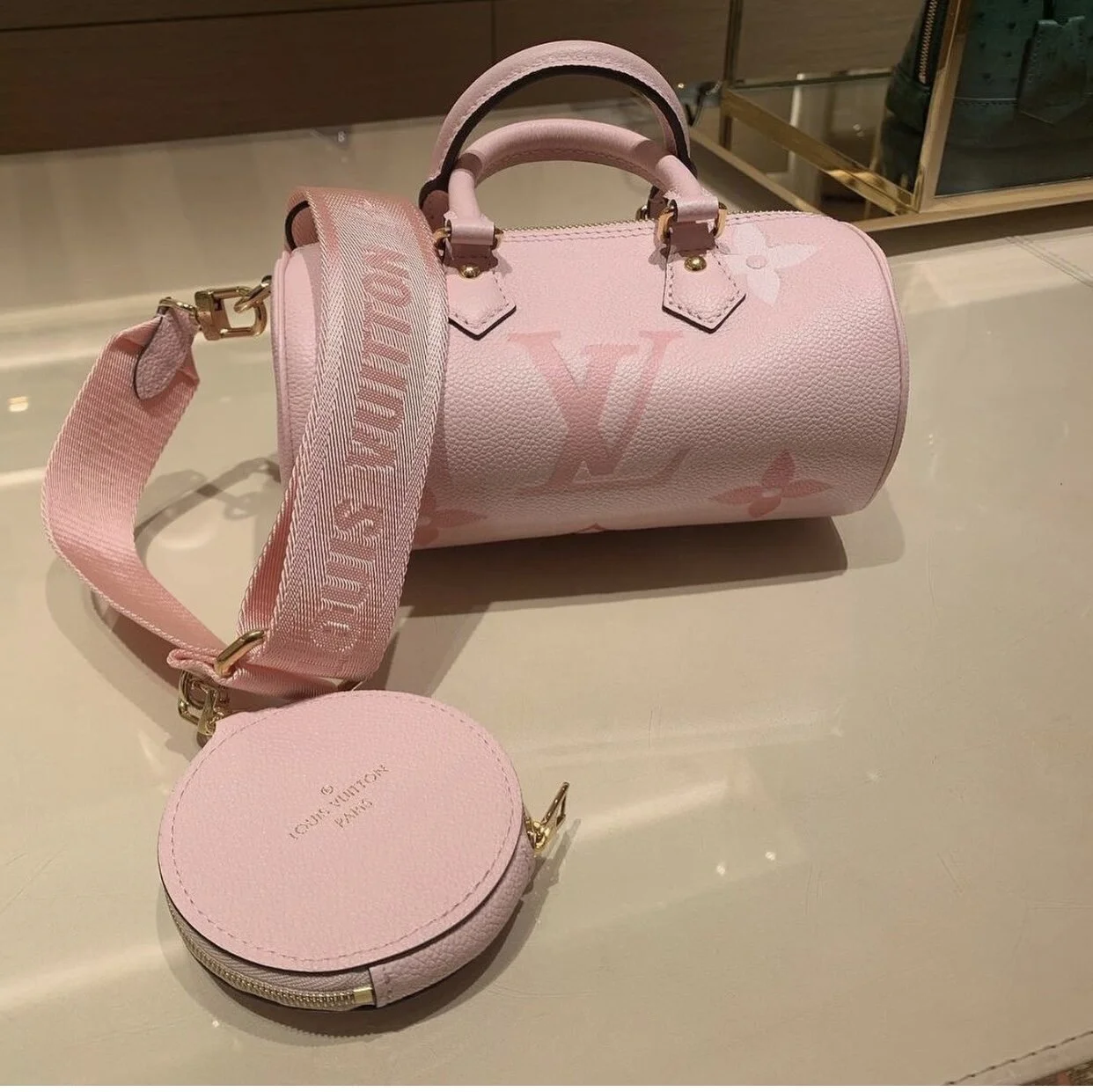 NEW Louis Vuitton Pink Crossbody Papillon BB 2021