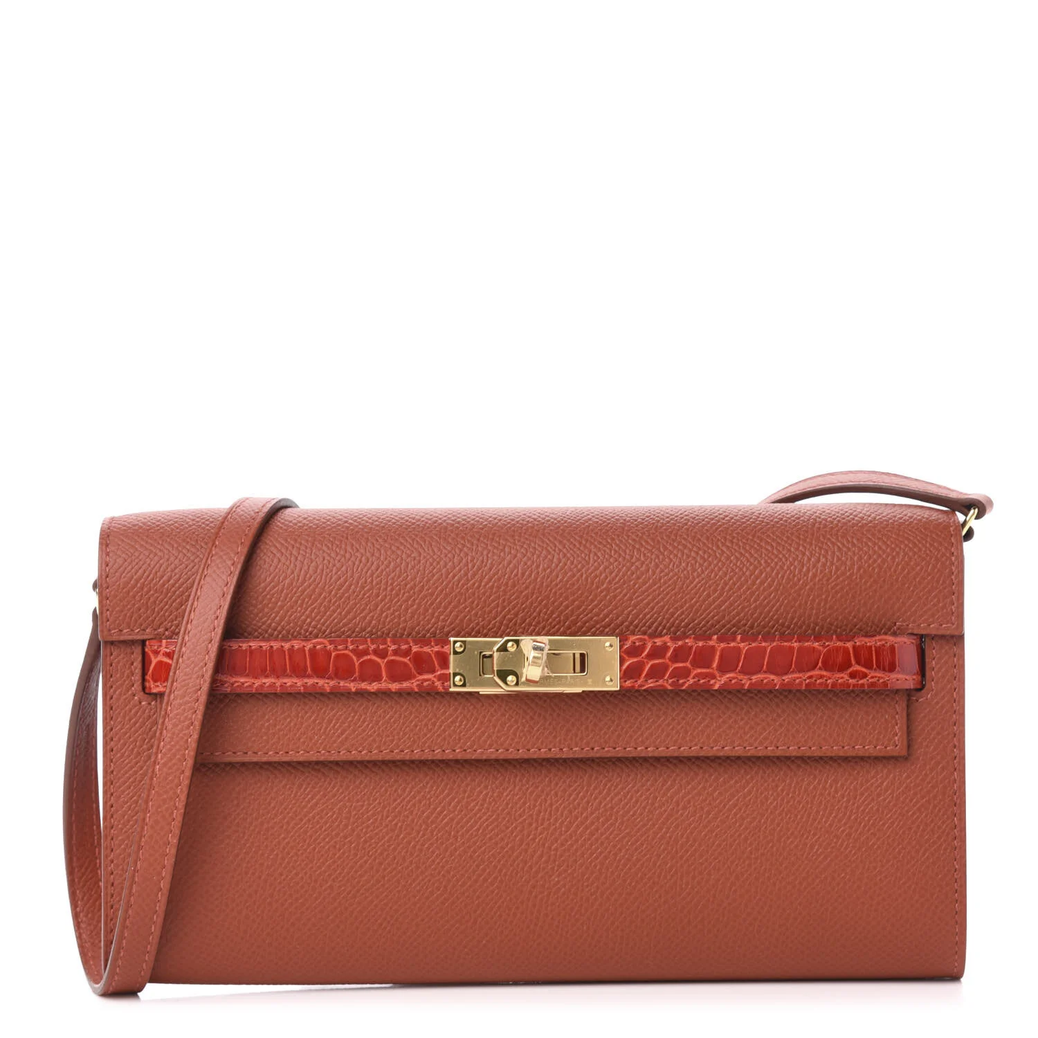 Hermes Epsom Touch Kelly Wallet To Go Brique Sanguine AVAILABLE FOR SALE