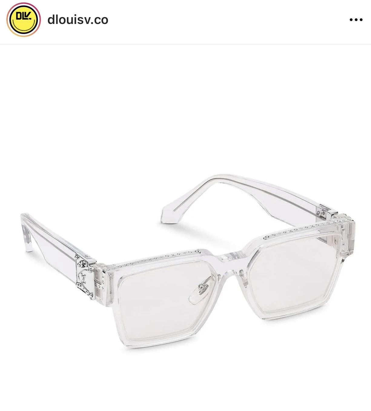 NEW Louis Vuitton Transparent Millionaire Sunglasses