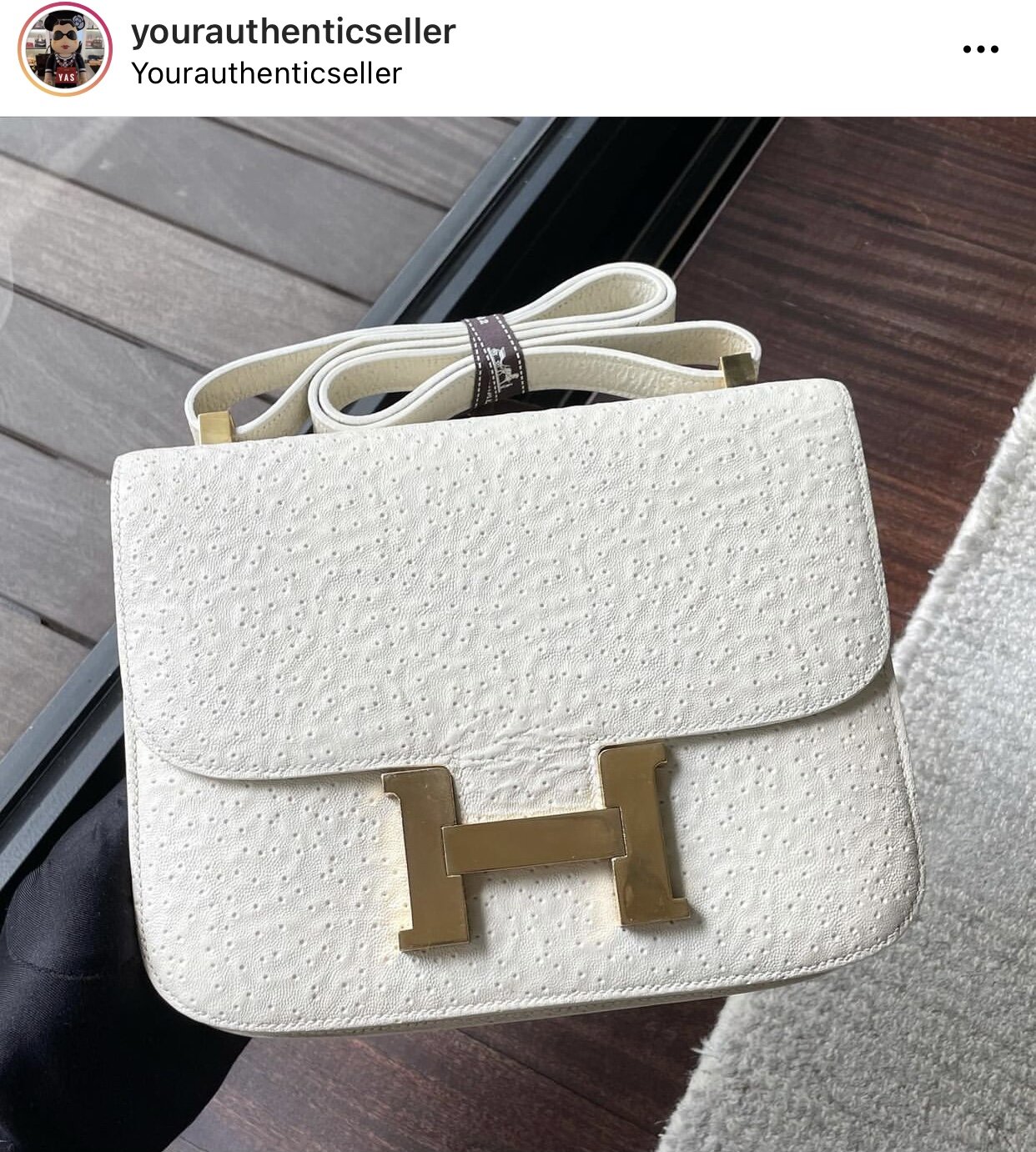 We Found a VINTAGE Hermes Constance 23 in Whale Skin...