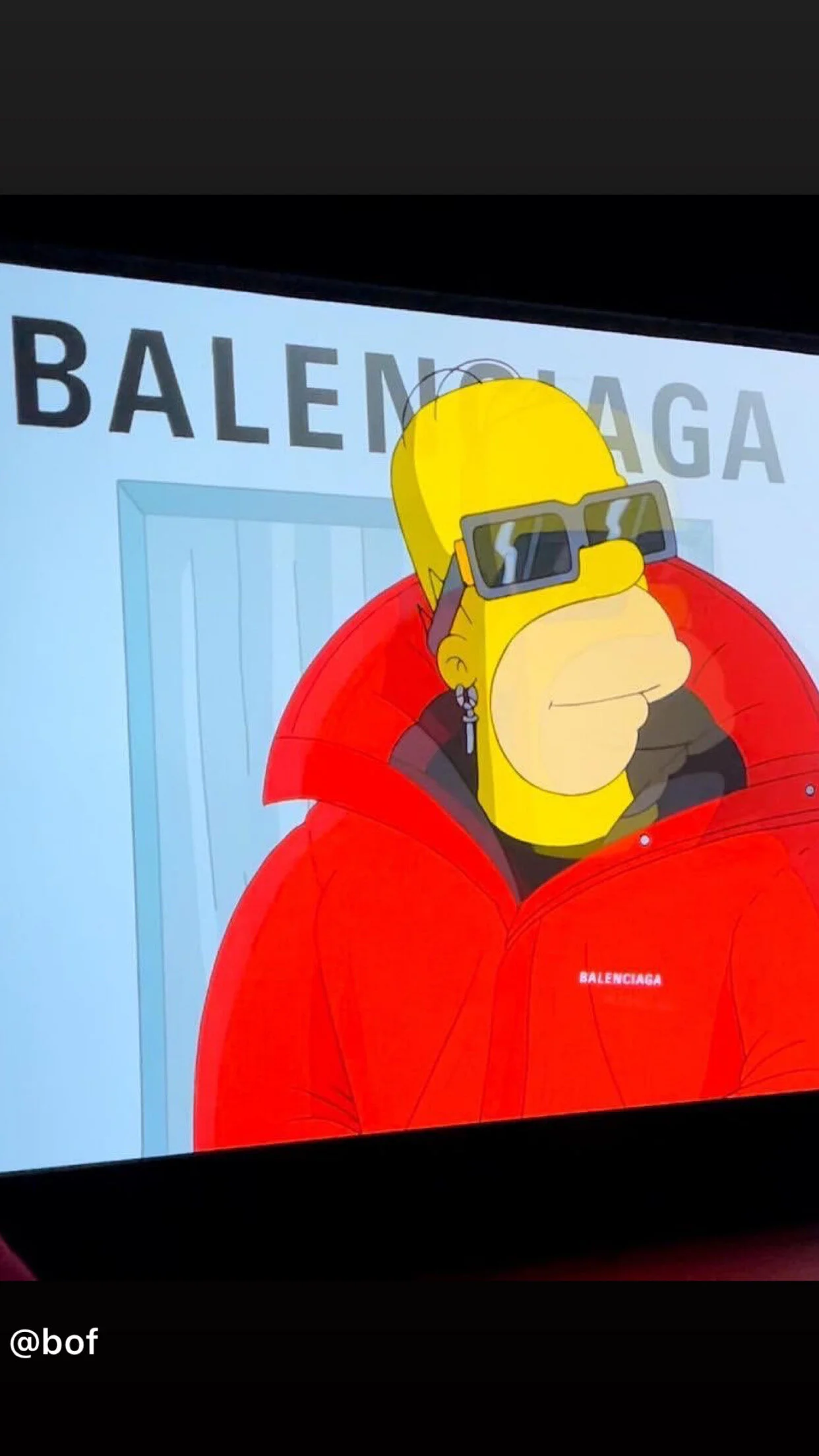 The Simpsons X Balenciaga Paris Fashion Week