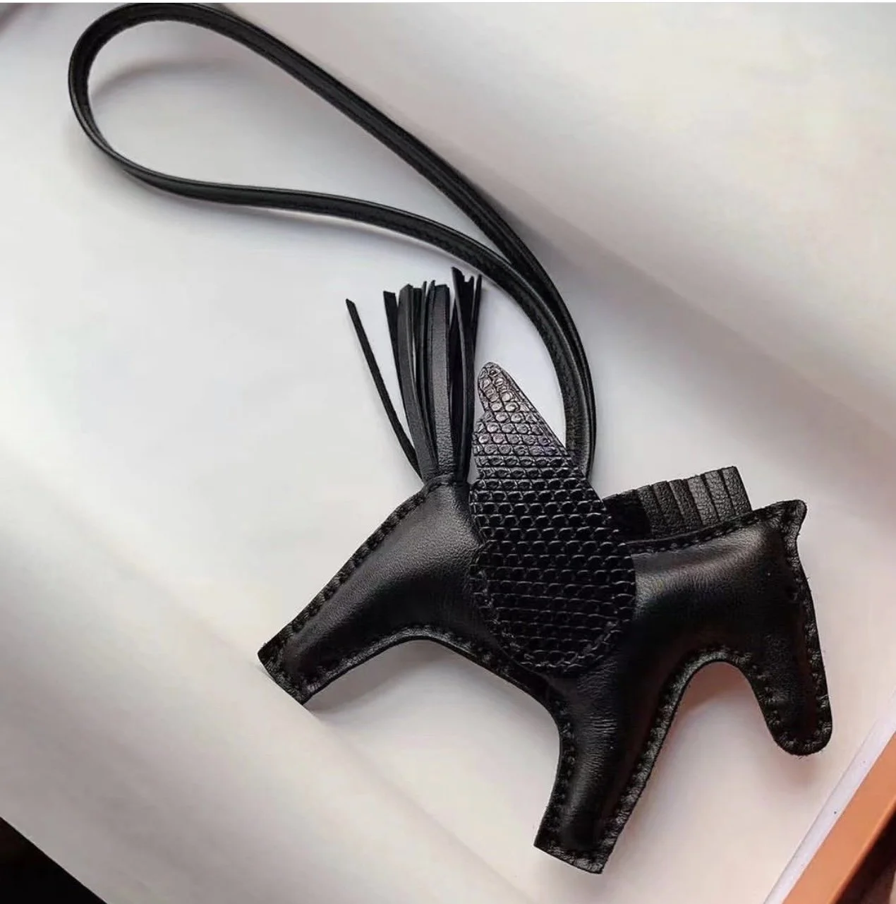 NEW Hermes Pegase SO BLACK Touch Charm