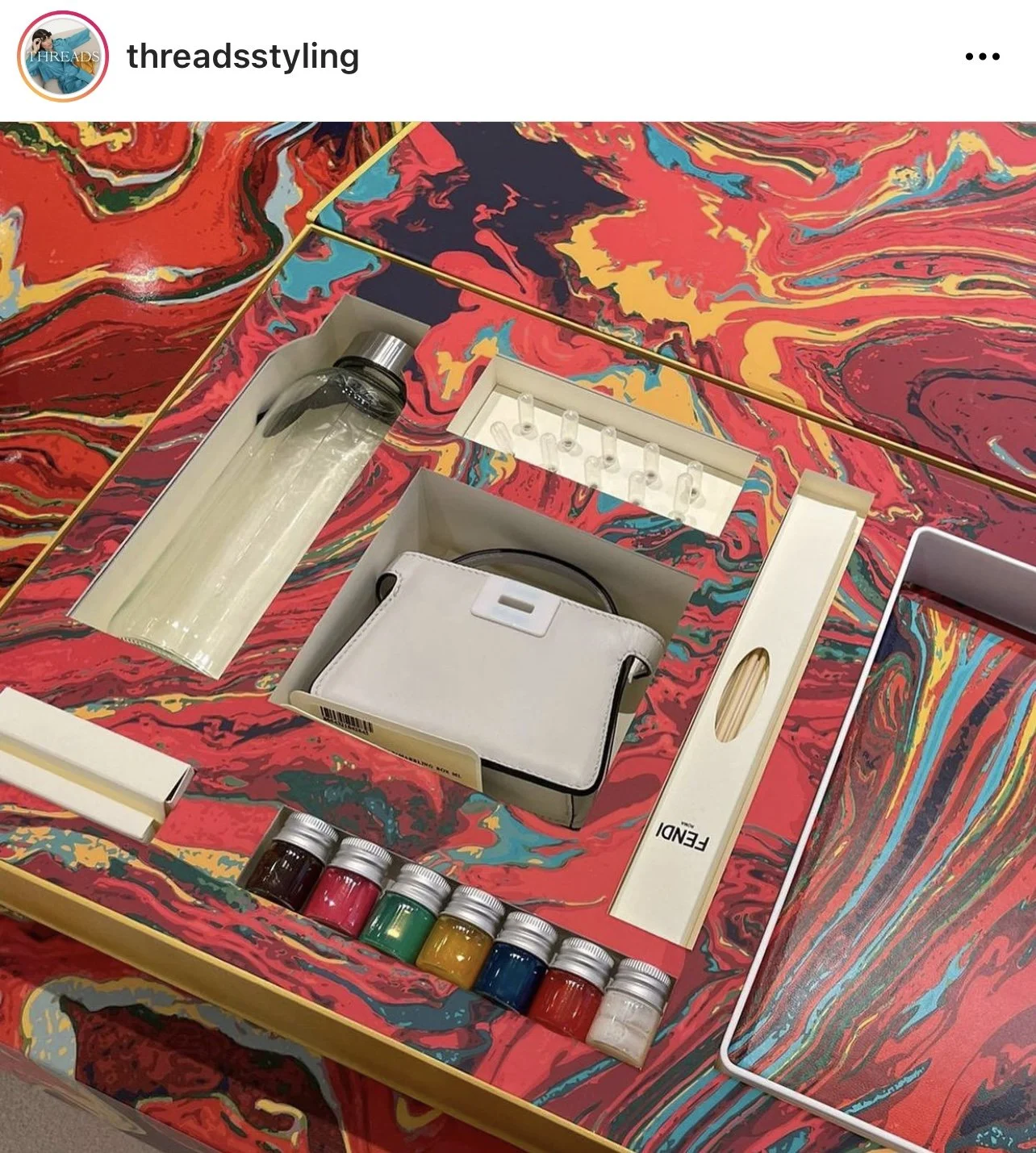 NEW Fendi DIY Paint Mini Baguette