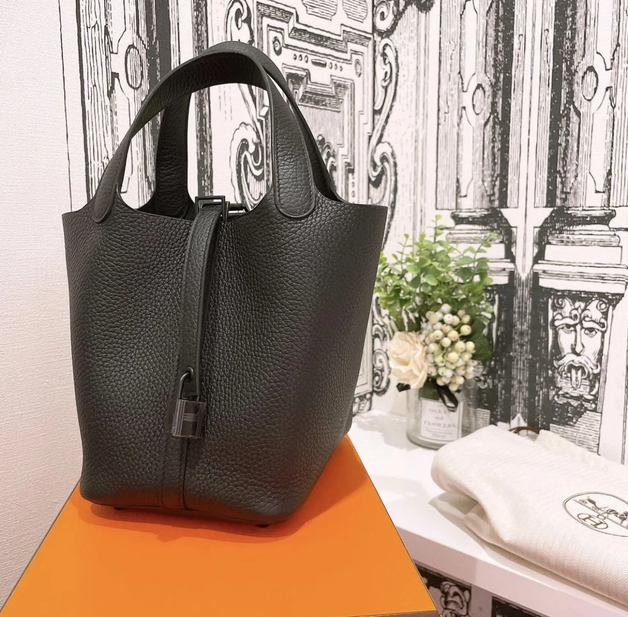 New Hermes So Black Picotin