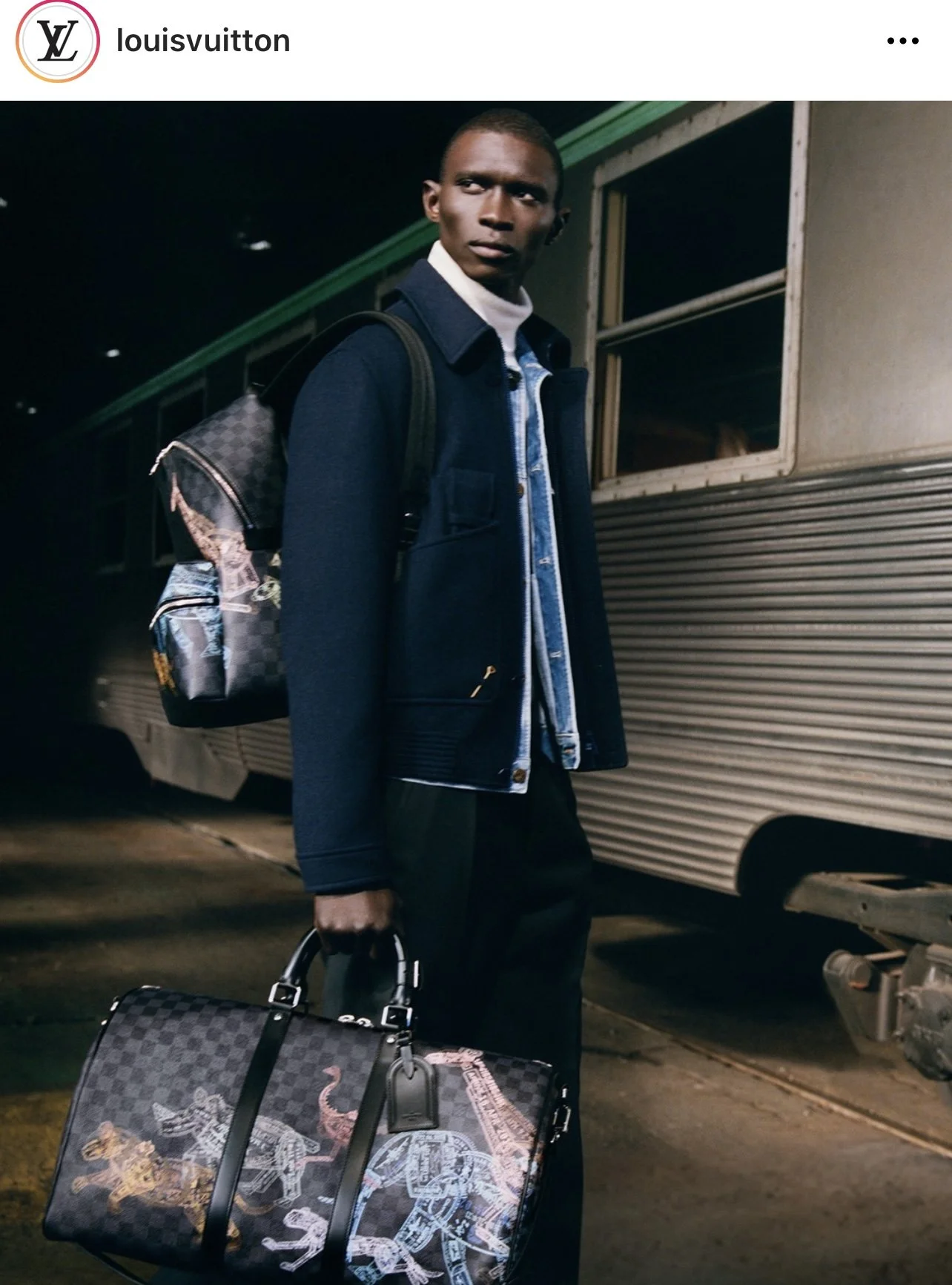 Louis Vuitton Damier Graphite Stamps Collection