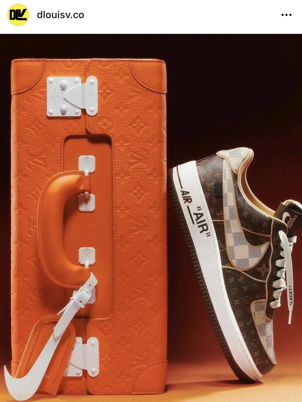 200 Hundred Louis Vuitton X Nike Air Force 1 Shoes to be Auctioned