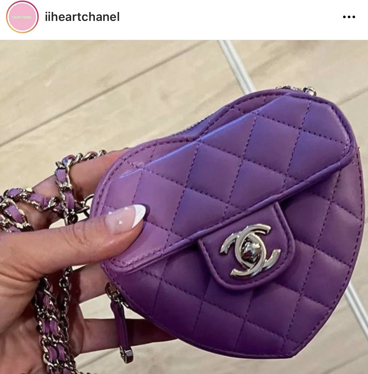NEW Chanel Heart Shaped Bag 2022