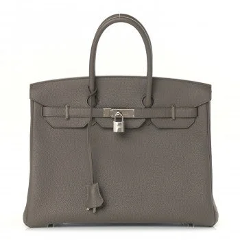 Authentic HERMES Togo Birkin 35 Etain AVAILABLE FOR SALE