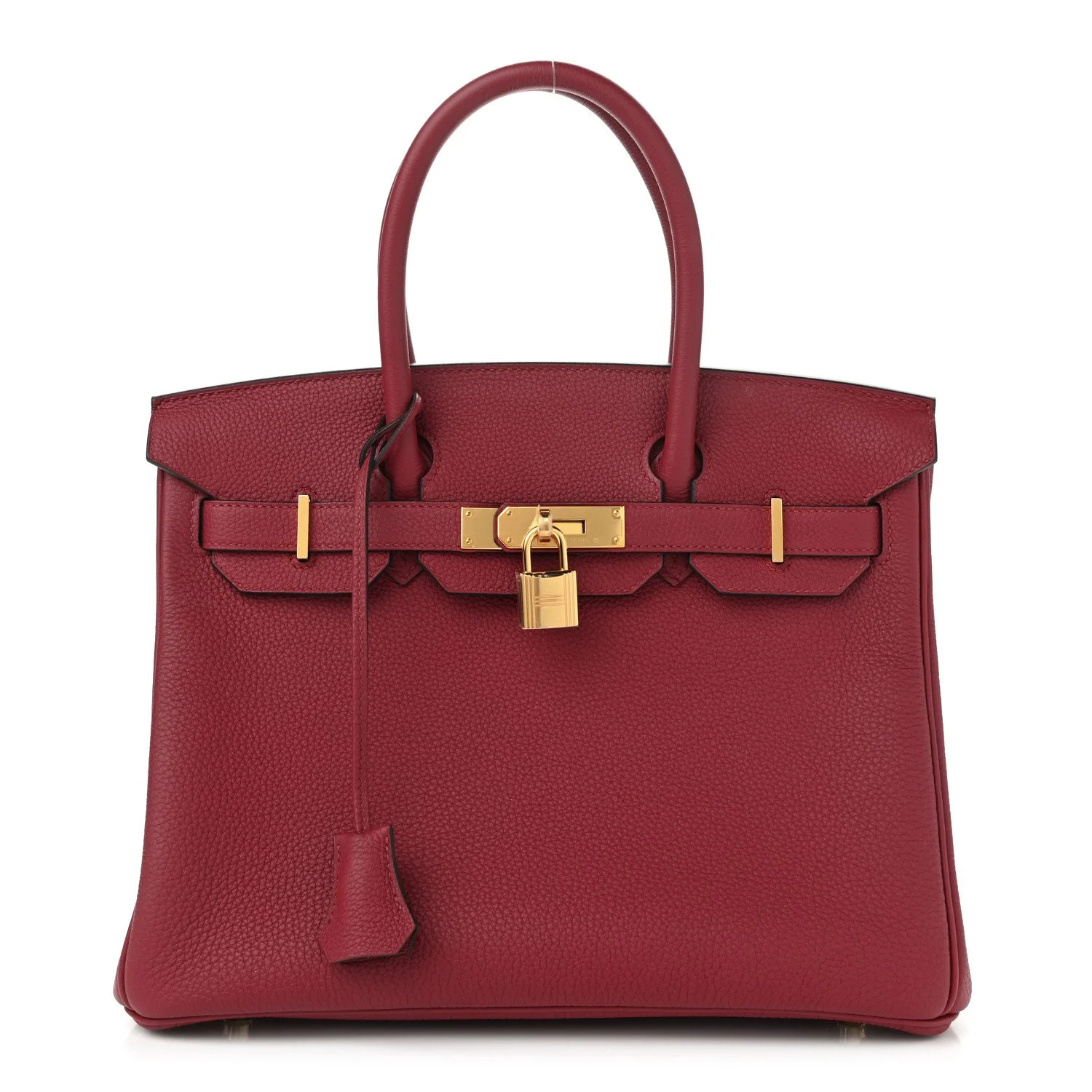 HERMES Togo Birkin 30 Rouge Grenat Available For Sale