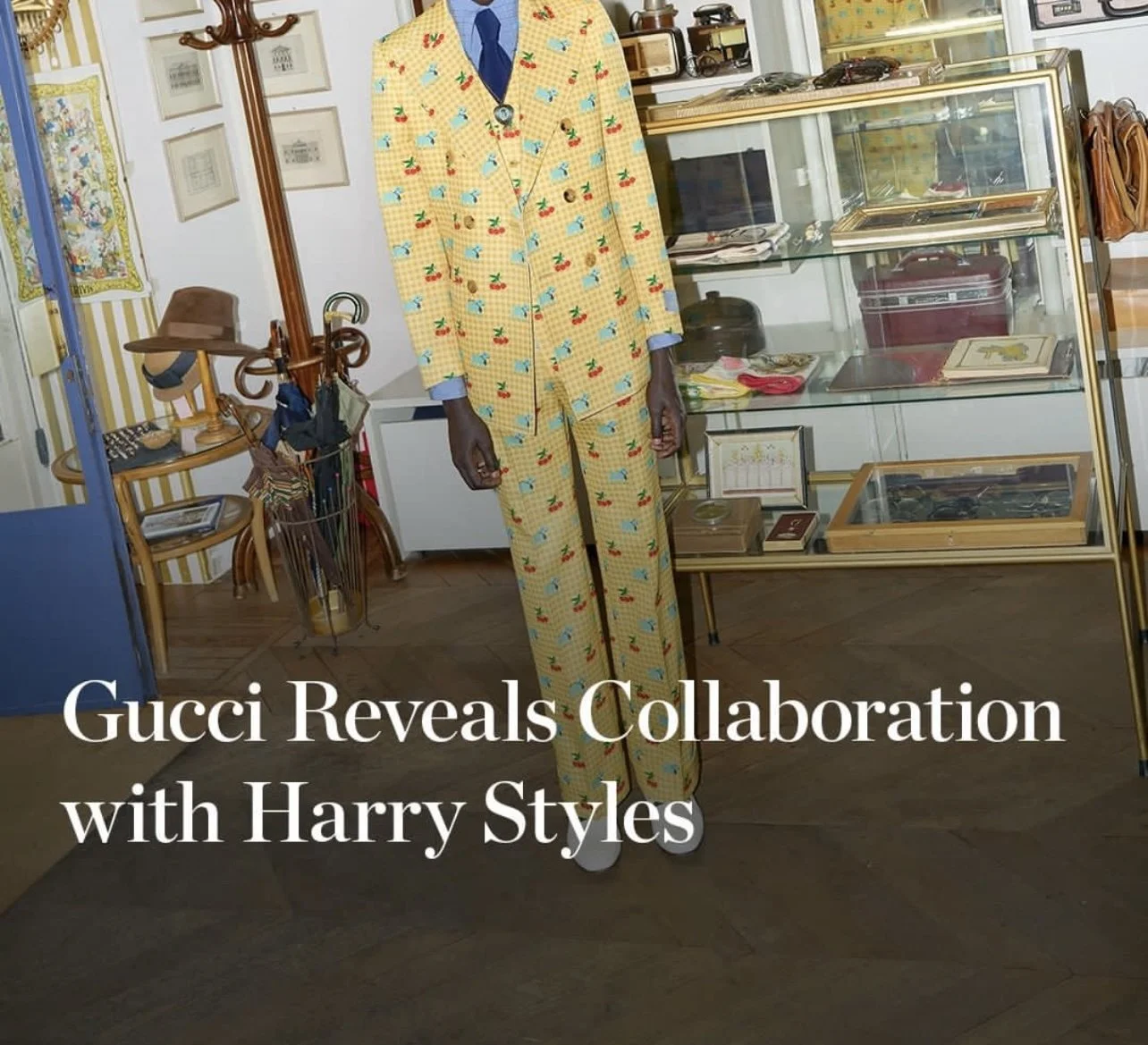 Harry Styles X Gucci Collaboration "HA HA HA" 2022