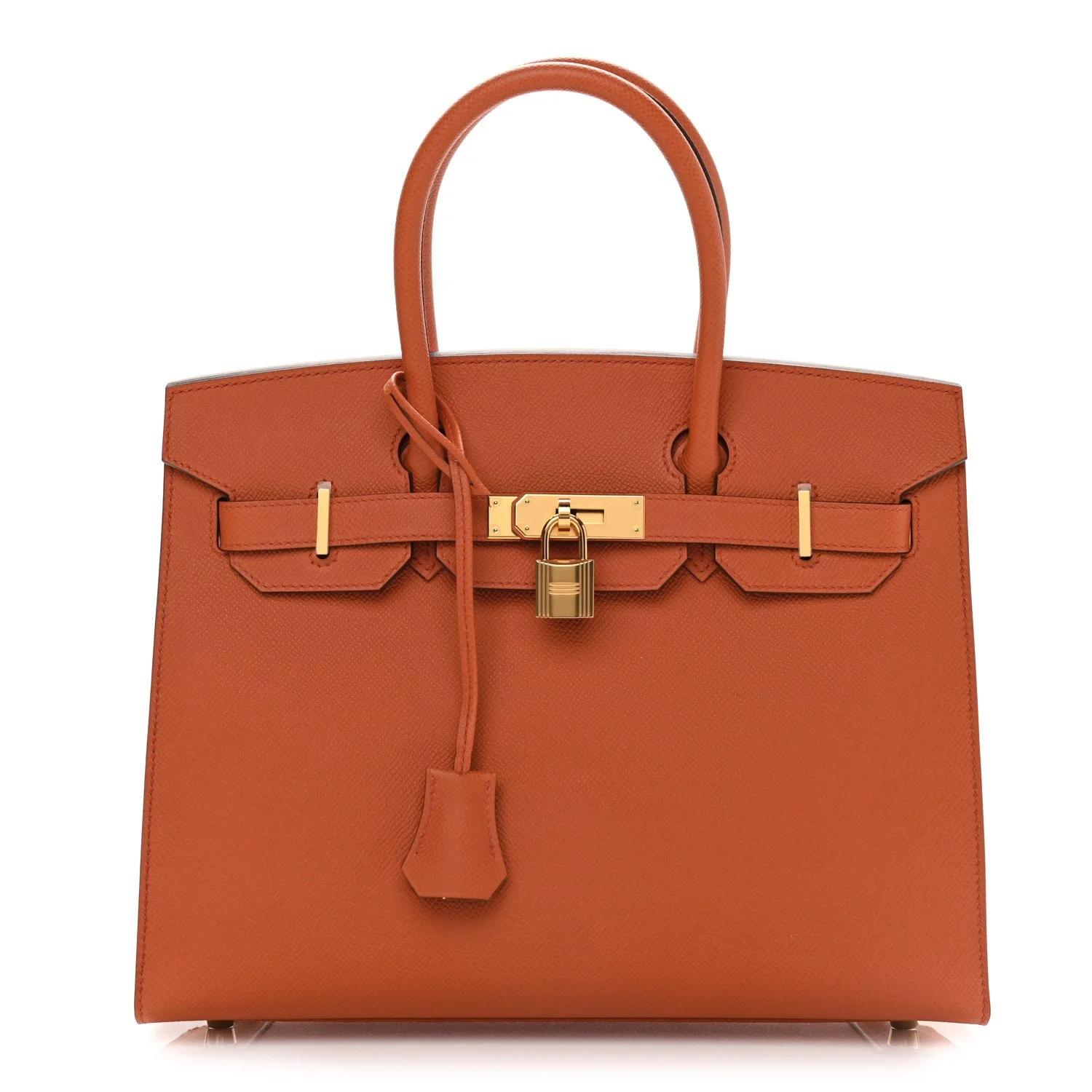 HERMES Epsom Birkin Sellier 30 Terre Battue For Sale