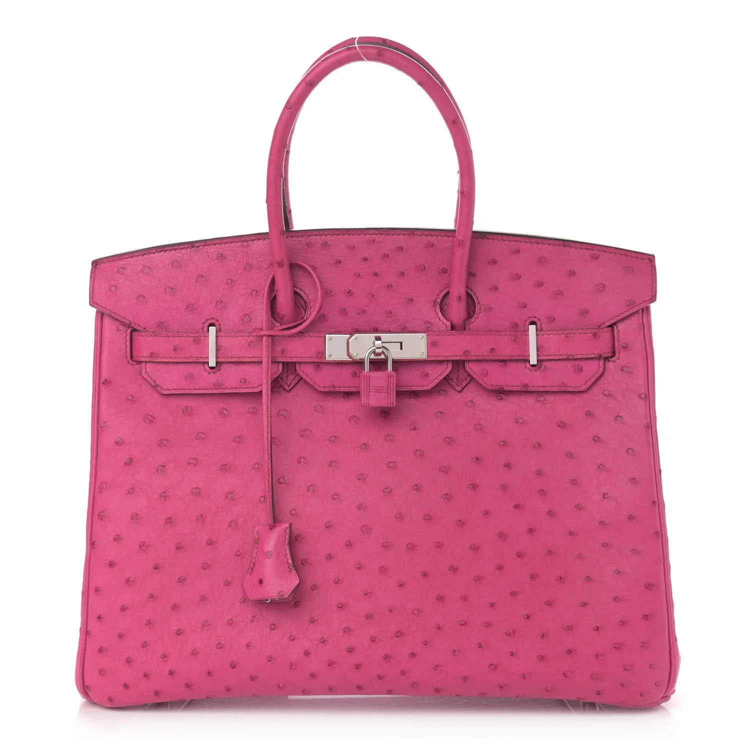 Hermes Ostrich Birkin 35cm in Fuchsia Pink is For Sale