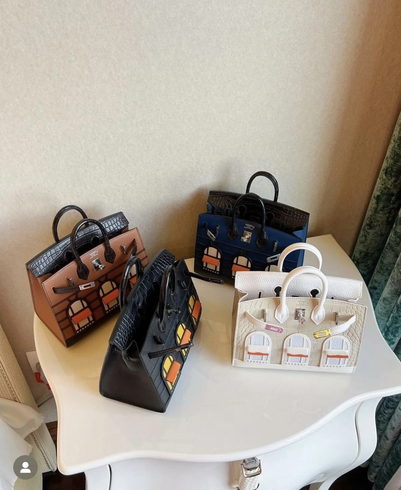 Collection of Hermes Faubourg Saint Honore Birkins