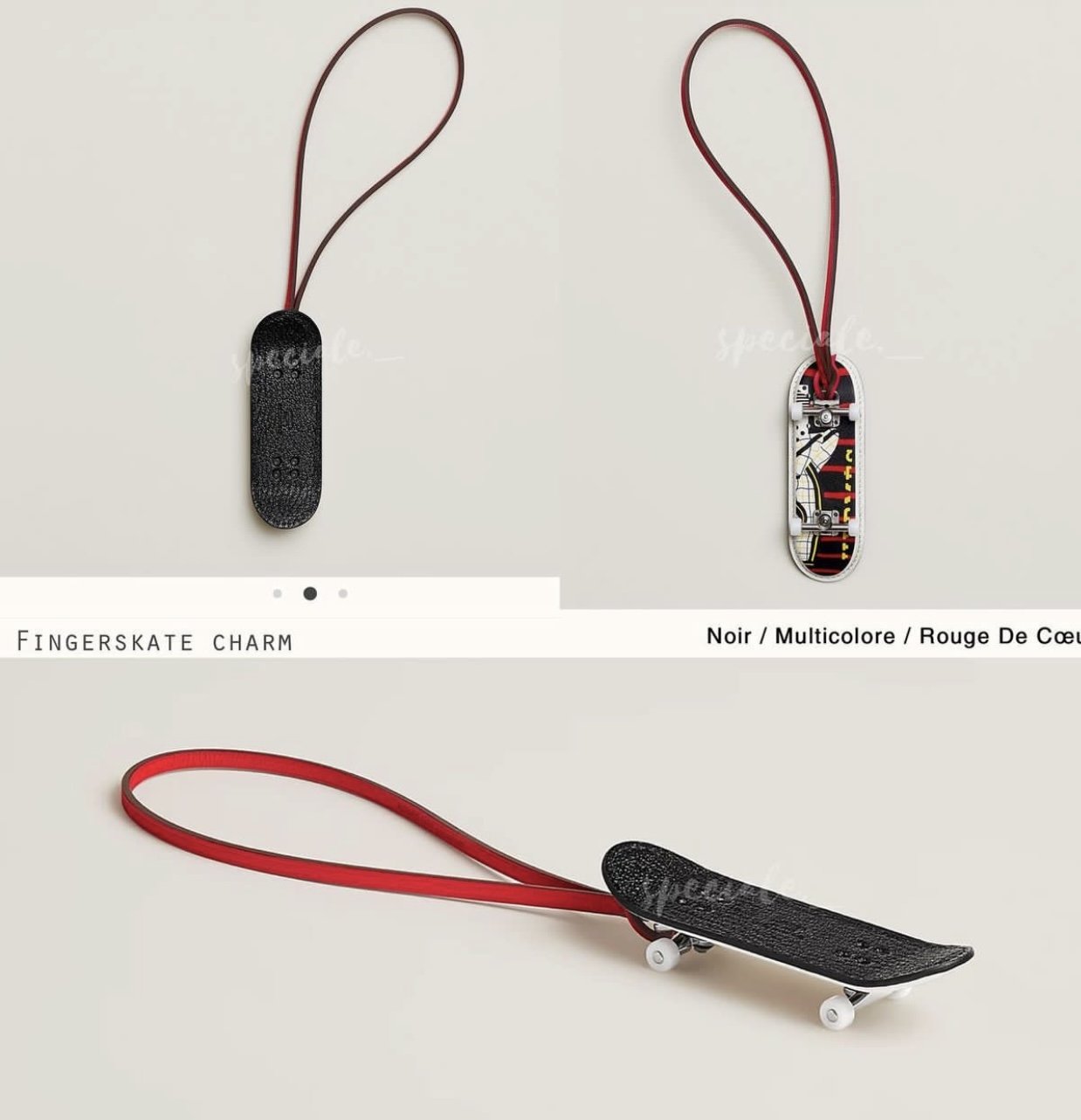 New Hermes Fingerskate Charm