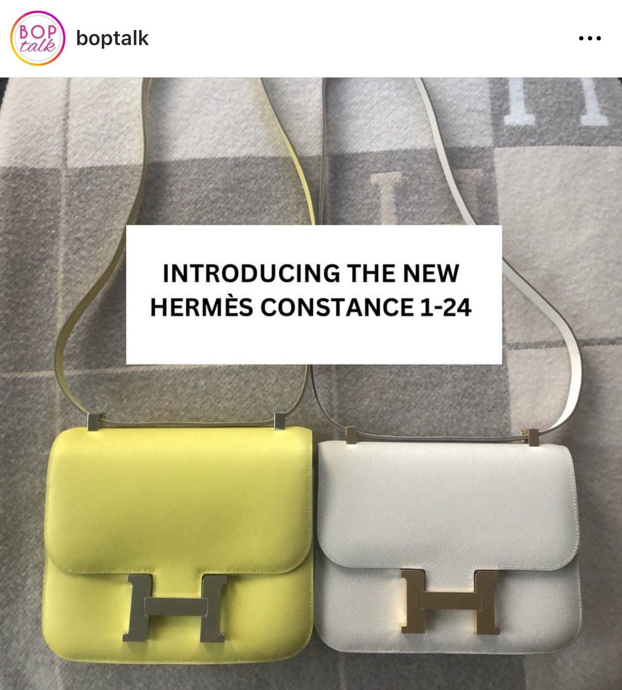 NEW Hermes Constance I-24 Bag