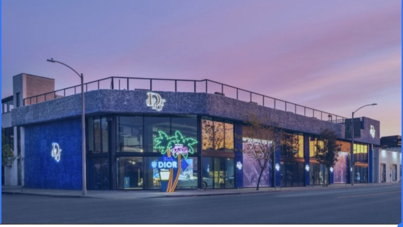 Robbery at Dior Pop Up Store on Melrose in California