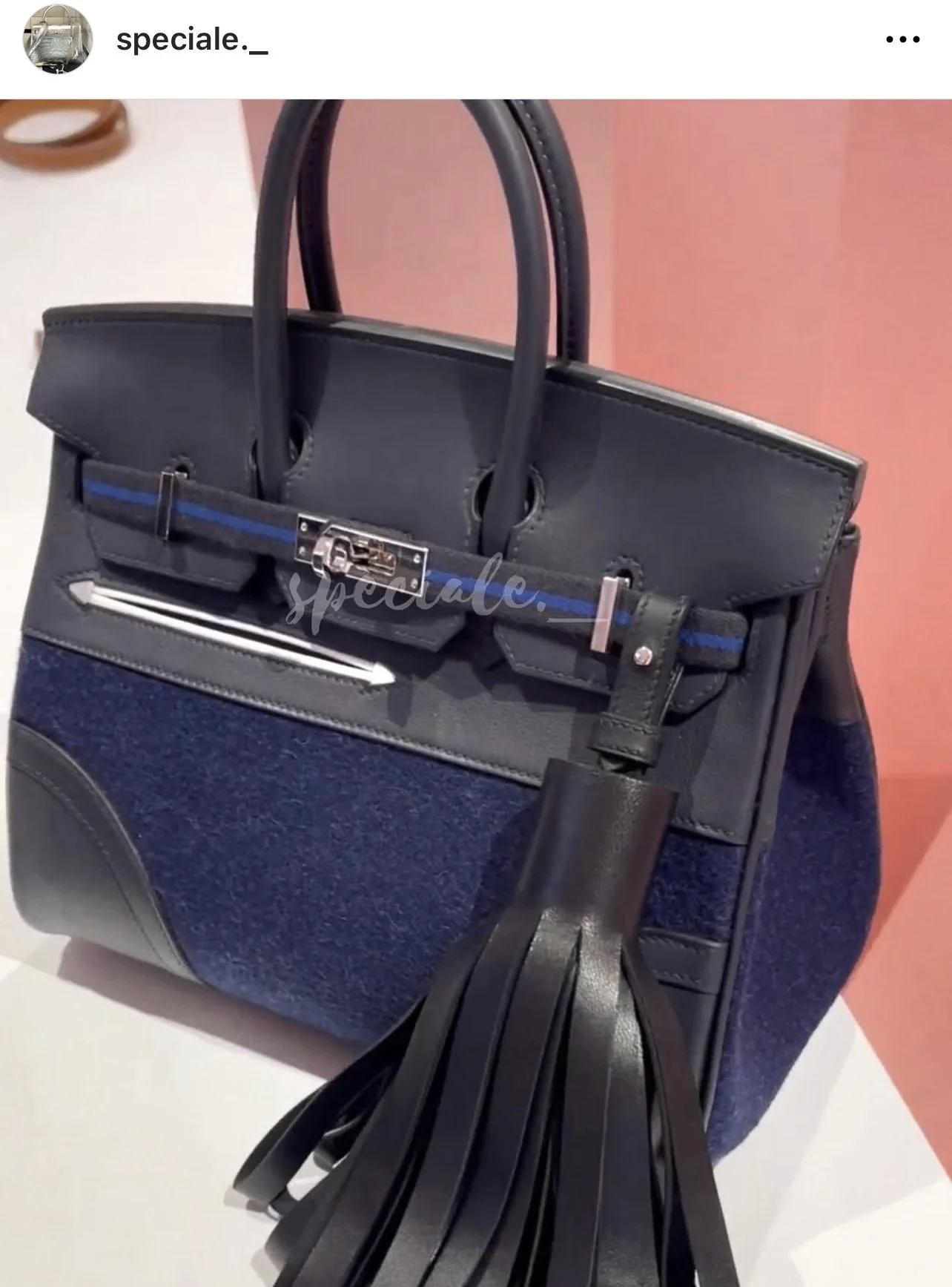 New Hermes Leather &amp; Felt Birkin 2023 - LIMITED EDITION