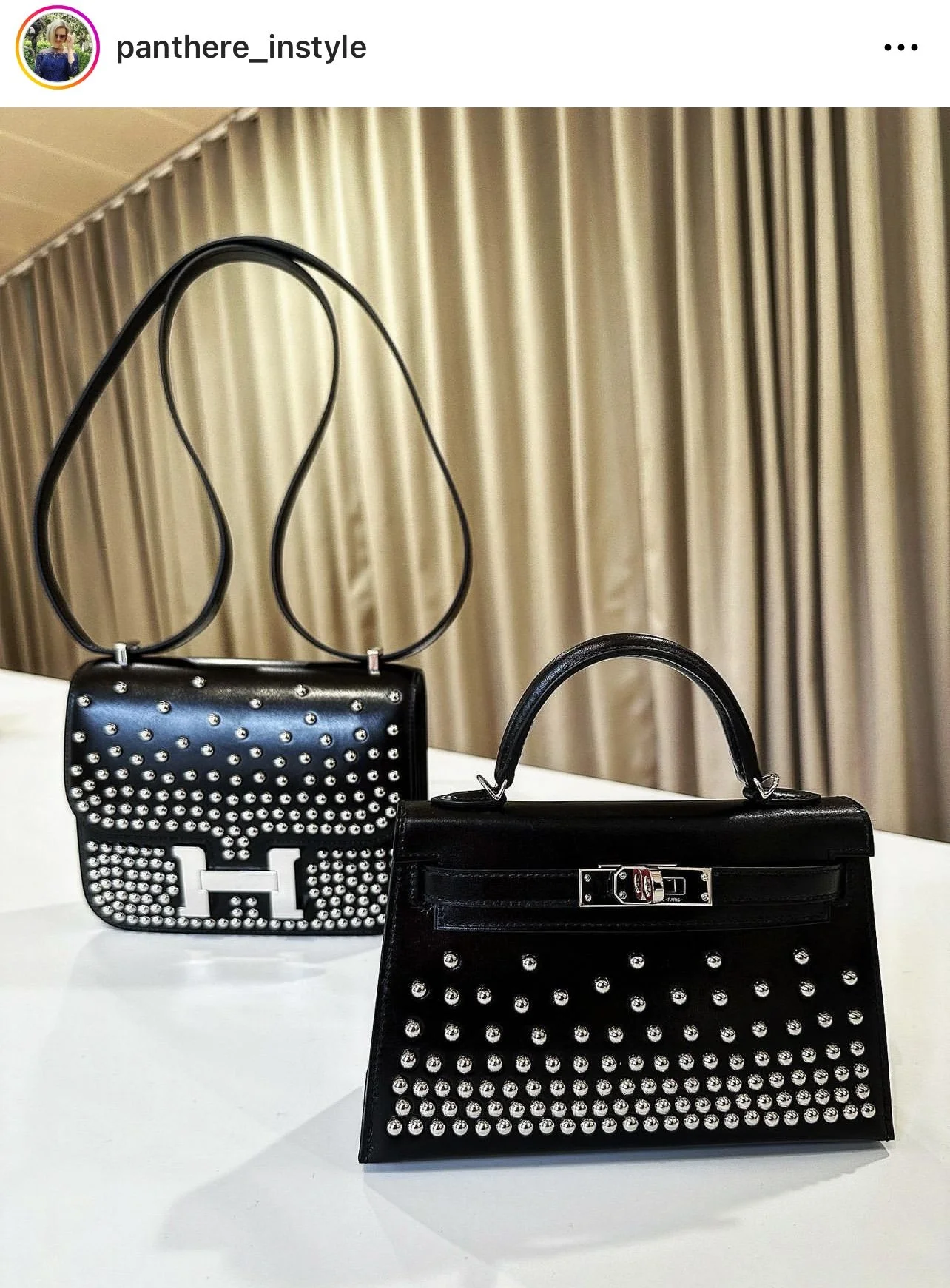 New Hermes Studded Constance &amp; Mini Kelly Bags 2023