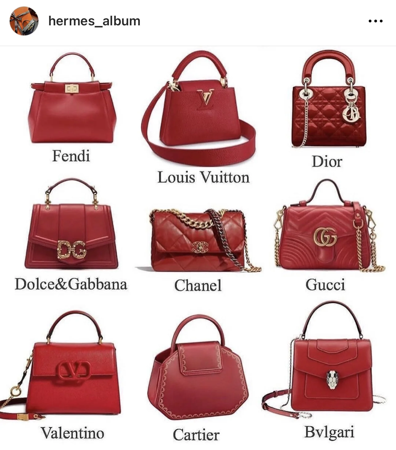 Red Designer Bags for the Holiday Season