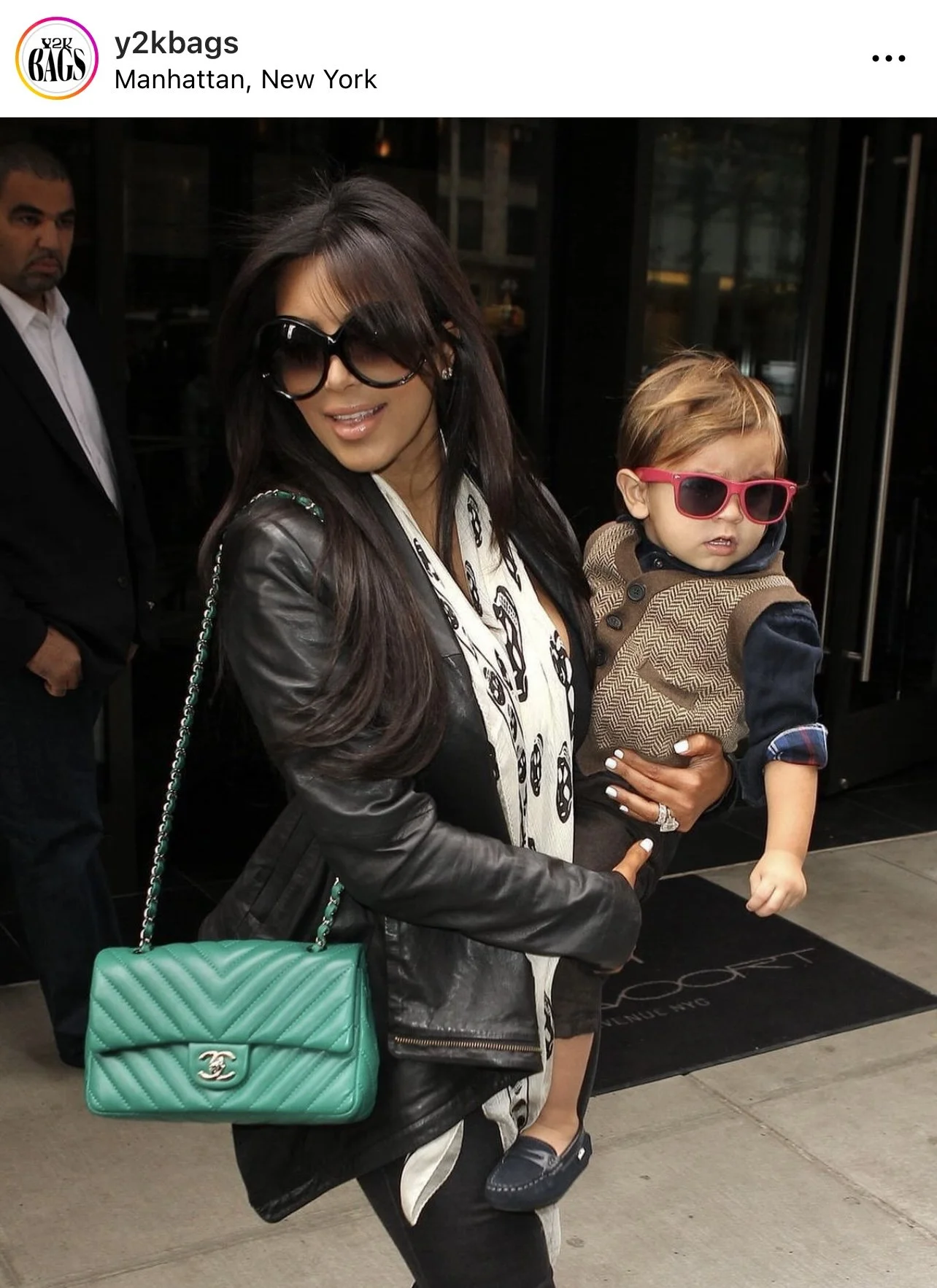 Throwback with Kim Kardashian &amp; Her Green Chanel Bag