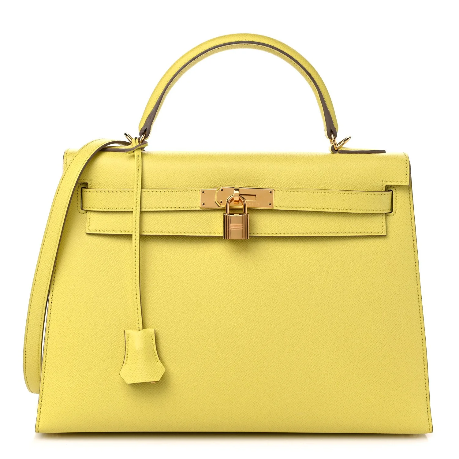 HERMES Epsom Kelly Sellier 32 Soufre For Sale