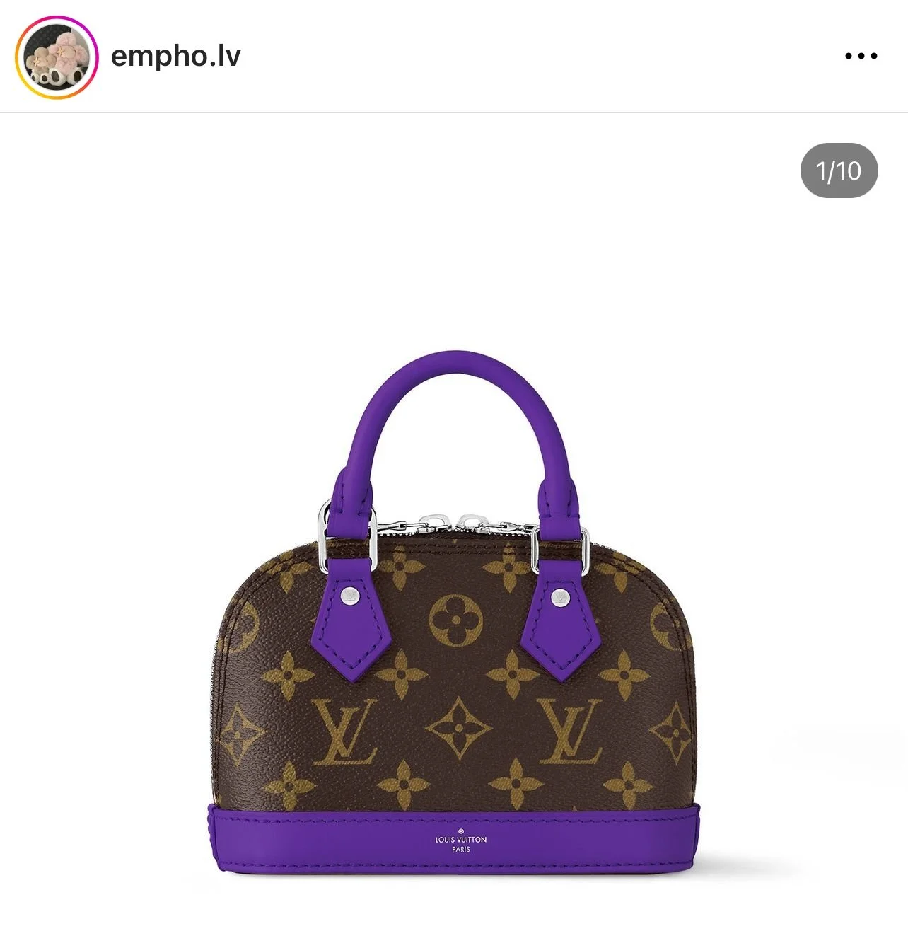 New Louis Vuitton Nano Alma Colormania 2024