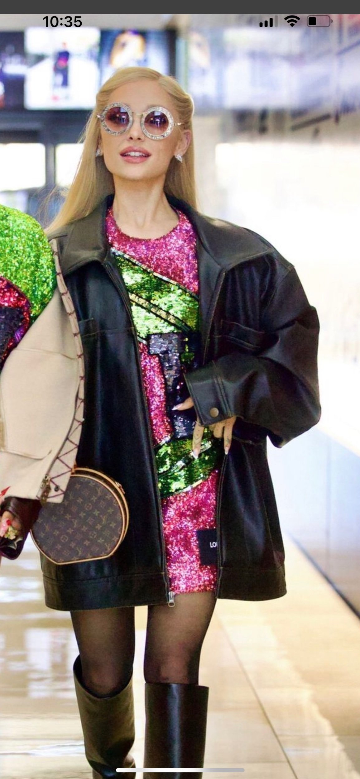 Ariana Grande Wearing Louis Vuitton 2024