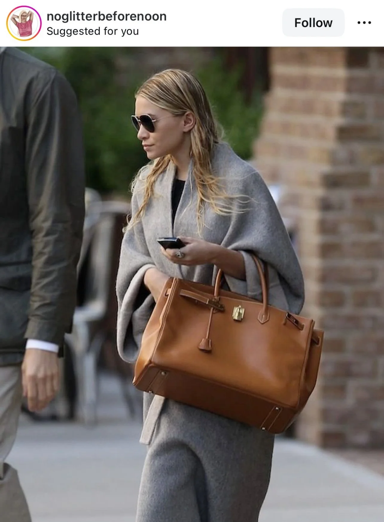 Mary Kate Olsen with her Hermes Birkin Bag 2024