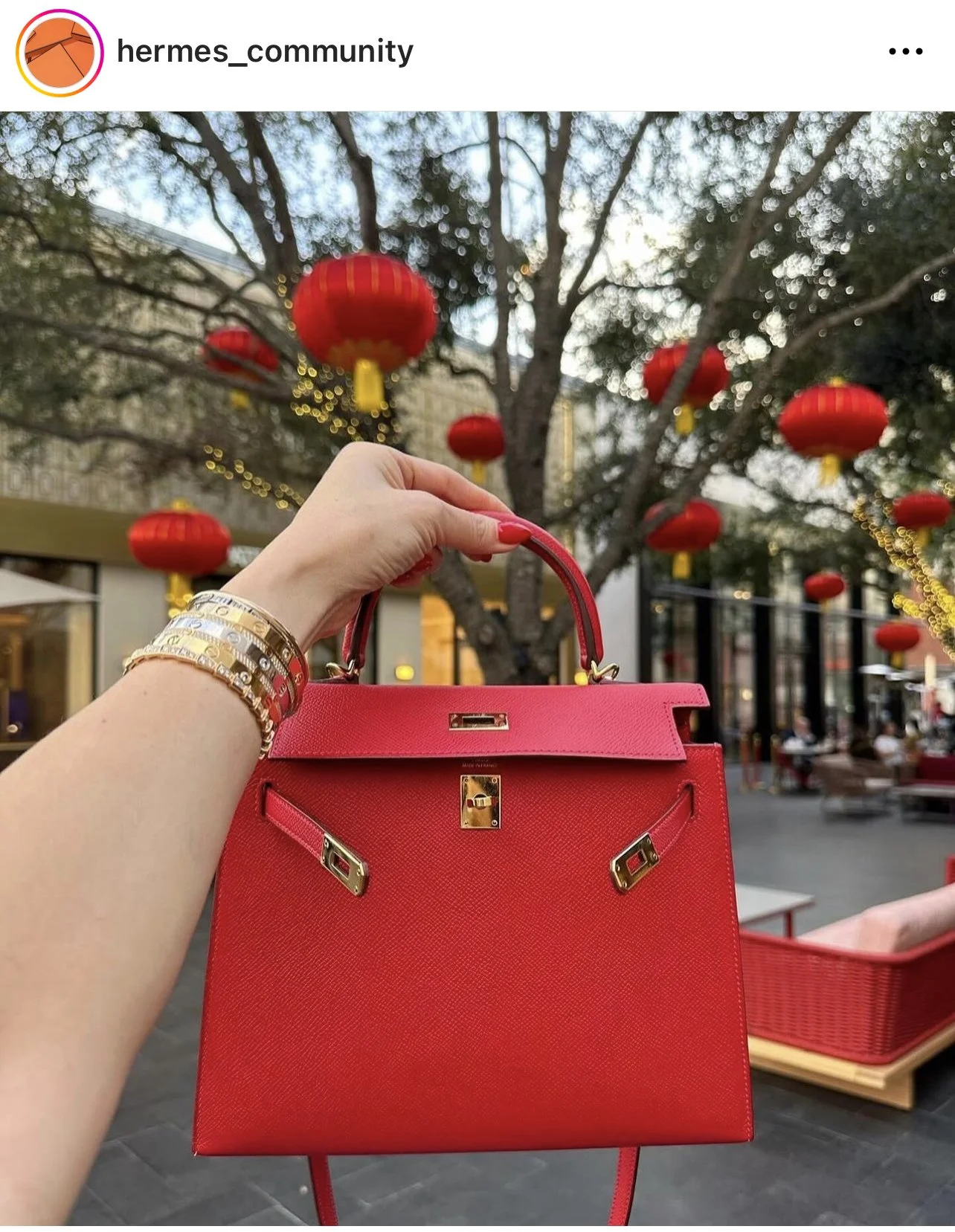 Hermes Kelly Sellier Rouge 2024