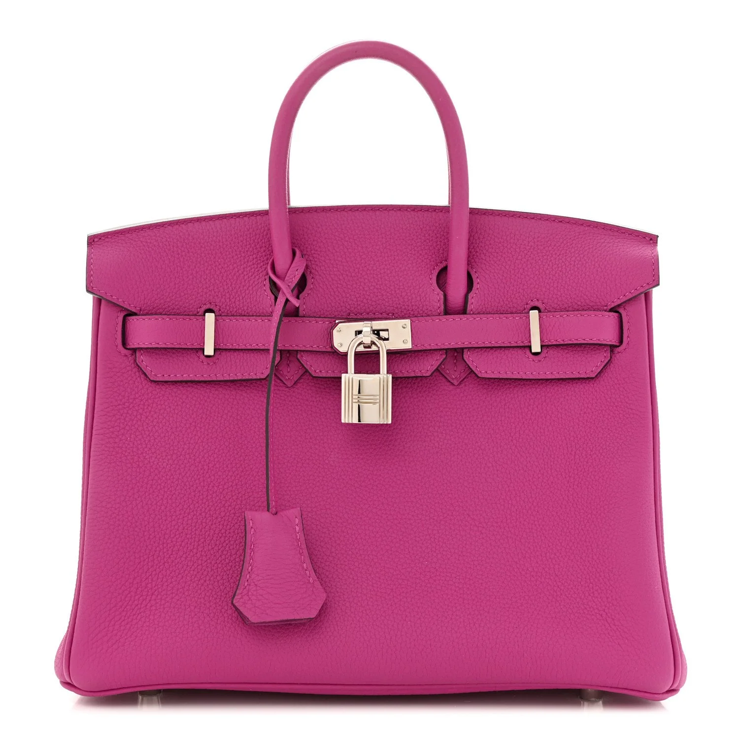 HERMES Togo Birkin 25 Rose Pourpre For Sale