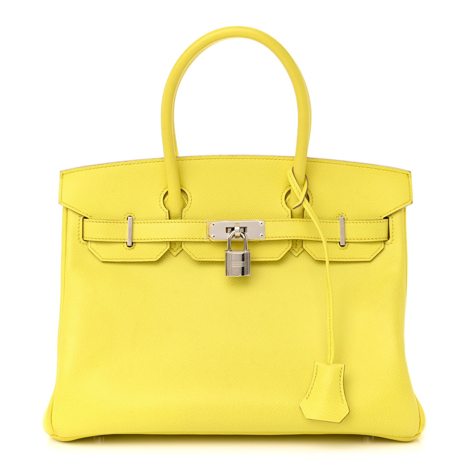 HERMES Epsom BIRKIN 30 Lime For Sale