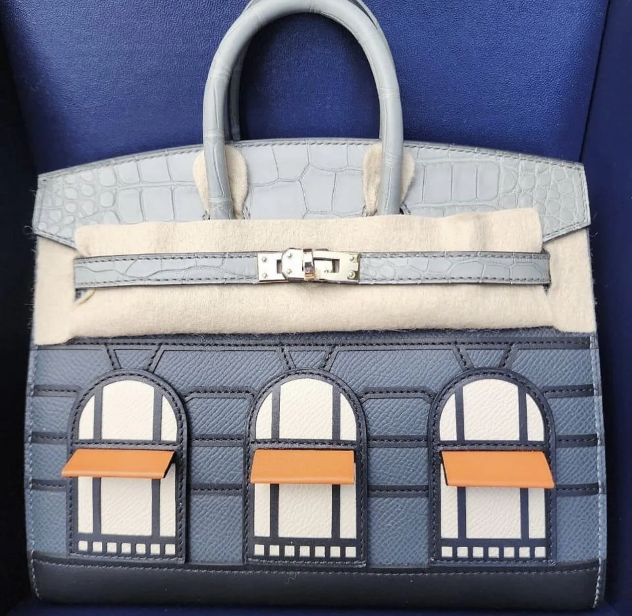 NEW Hermes “Rainy Days” Faubourg Birkin 20 Bag