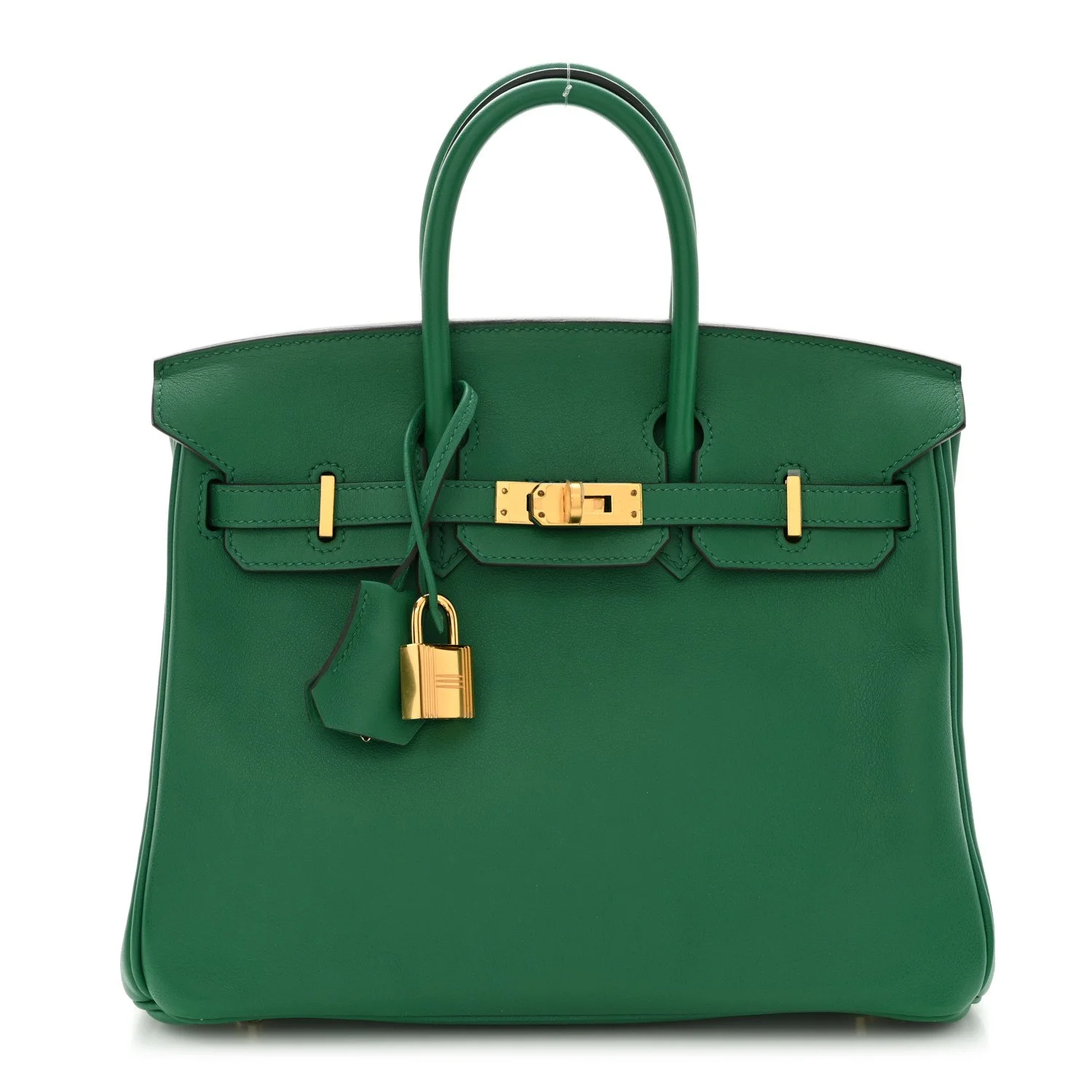 HERMES Swift Birkin 25 Vert Vertigo For Sale