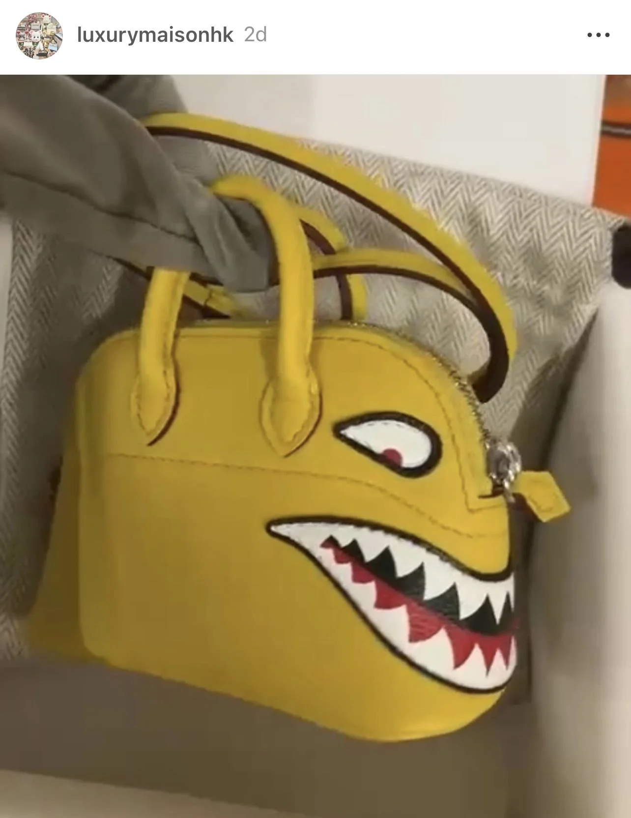 NEW Hermes Bolide Shark Bag Charm