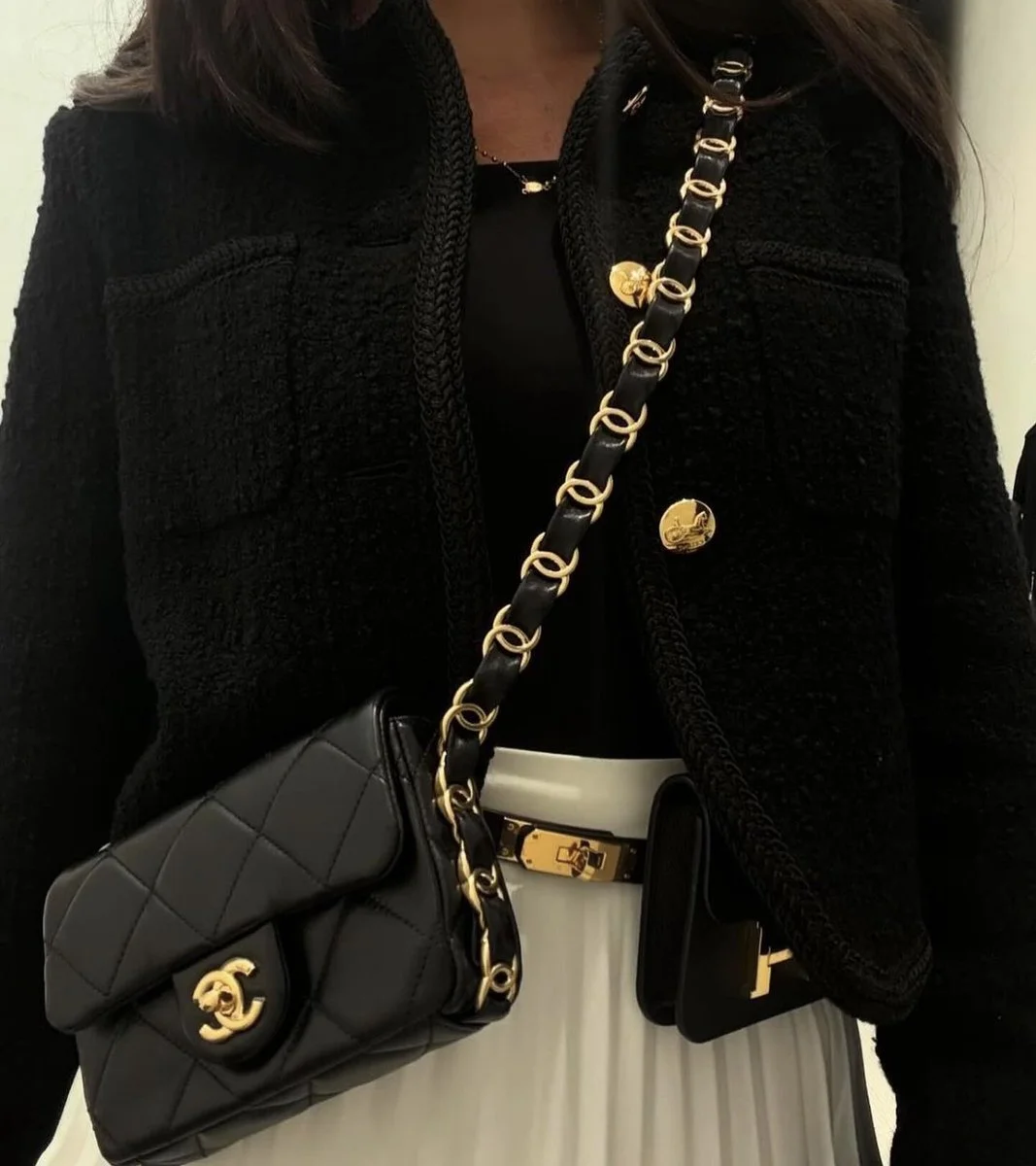 CHANEL Crossbody CC Link Bag
