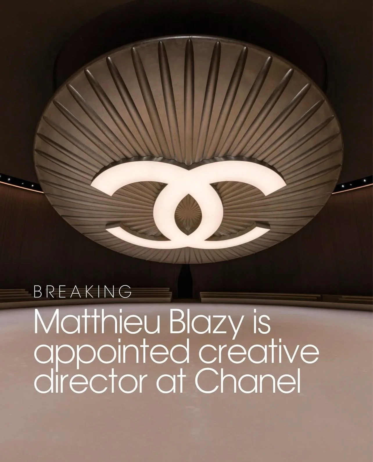 New Creative Director at CHANEL is Matthieu Blazy