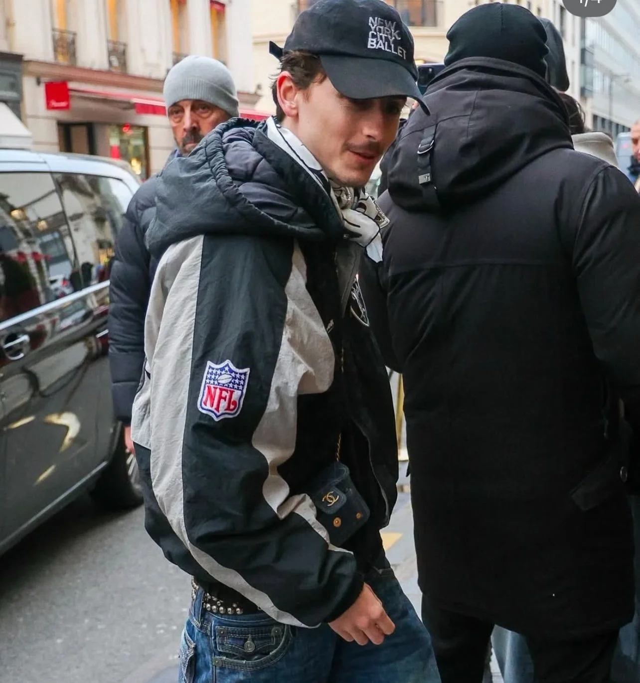 Timothée Chalamet with his CHANEL Bag
