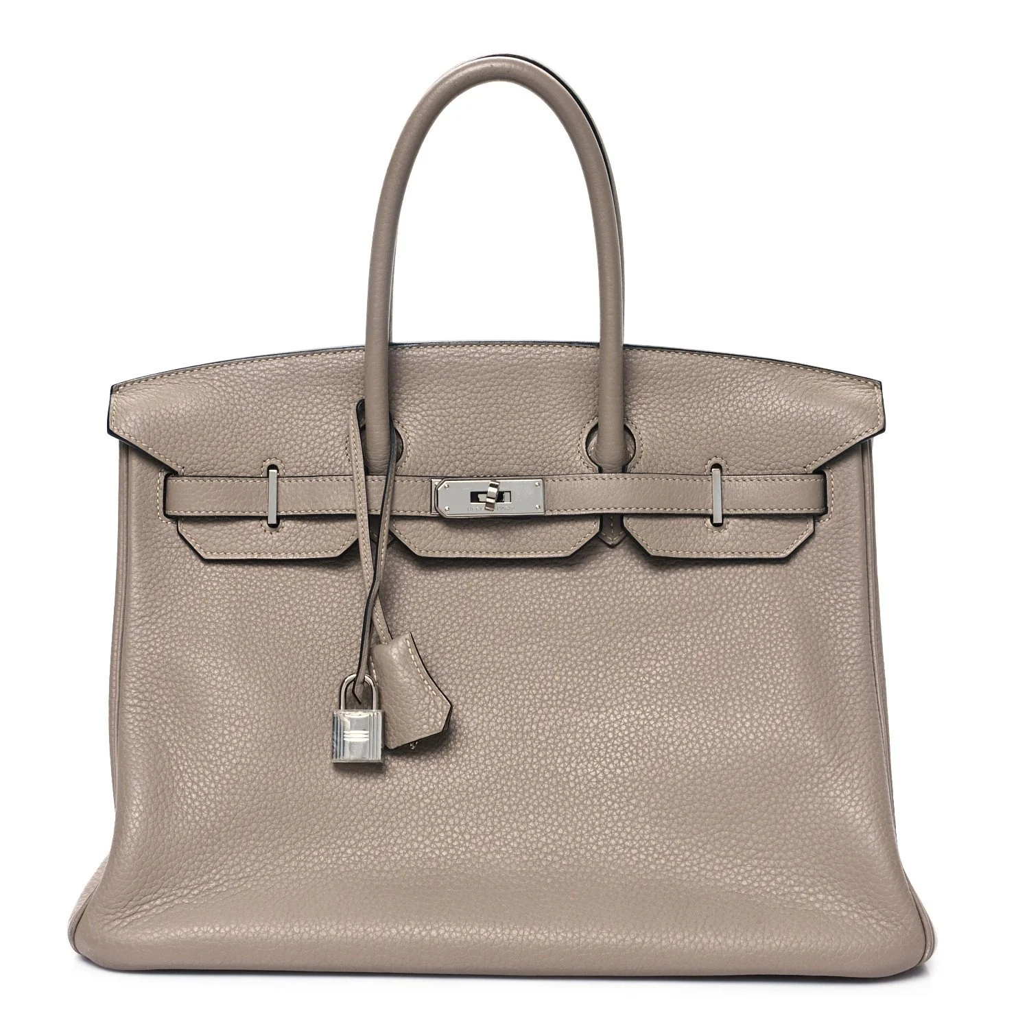 HERMES Togo Birkin 35 Gris Tourterelle For Sale