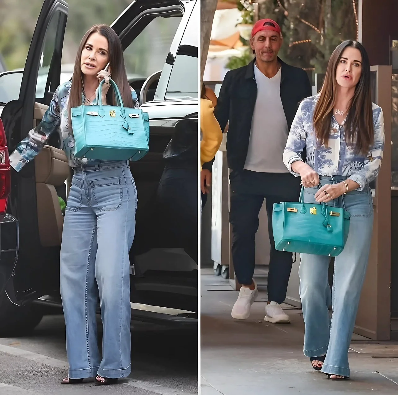 Kyle Richard’s with her Hermés Exotic Birkin 2025