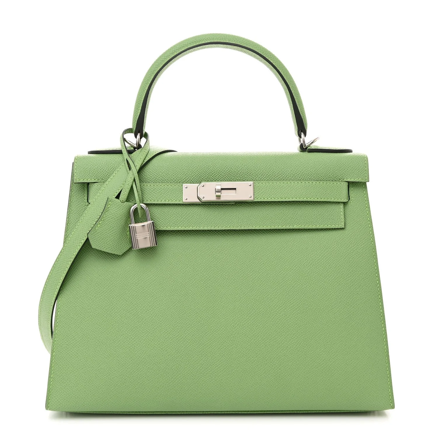 HERMES Epsom Kelly Sellier 28 Vert Criquet FOR SALE