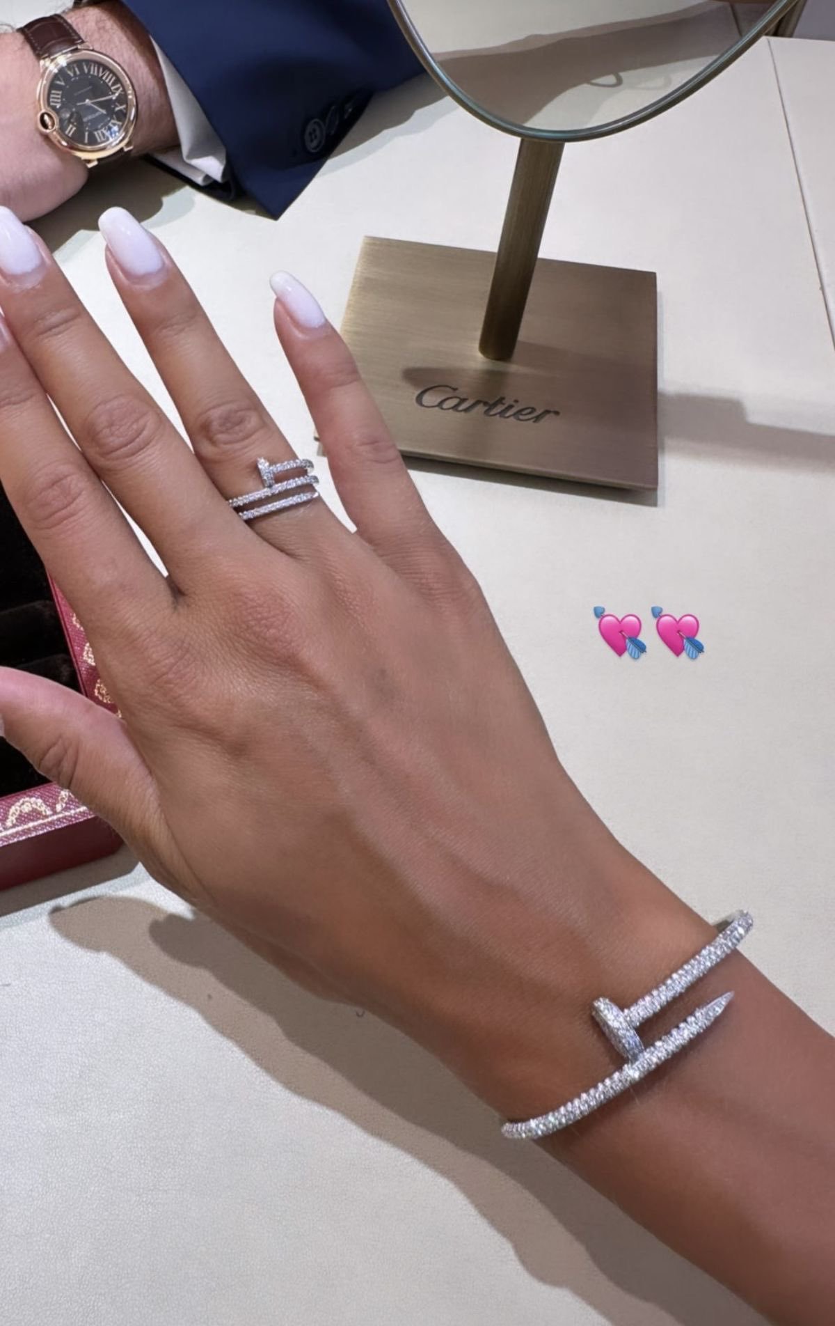 Cartier Juste Un Clou with Diamonds Bracelet and Ring Collecting Luxury