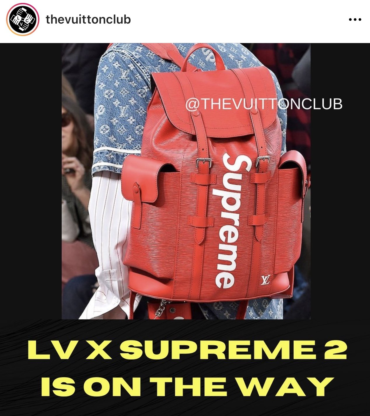 LOUIS VUITTON X SUPREME Epi Christopher Backpack PM Red 298147   FASHIONPHILE