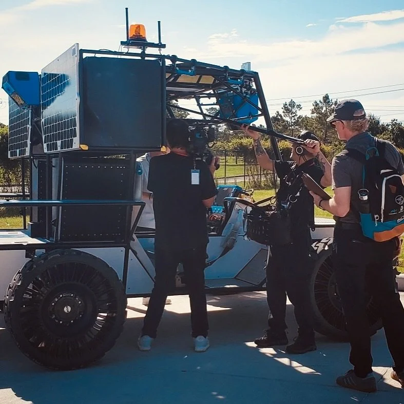 Houston, we have a problem: It&rsquo;s so muggy out my lens is fogging up while shooting this NASA lunar rover. On the cool side- we interviewed an astronaut in the air conditioning right after. 🚀🛰️🧑&zwj;🚀