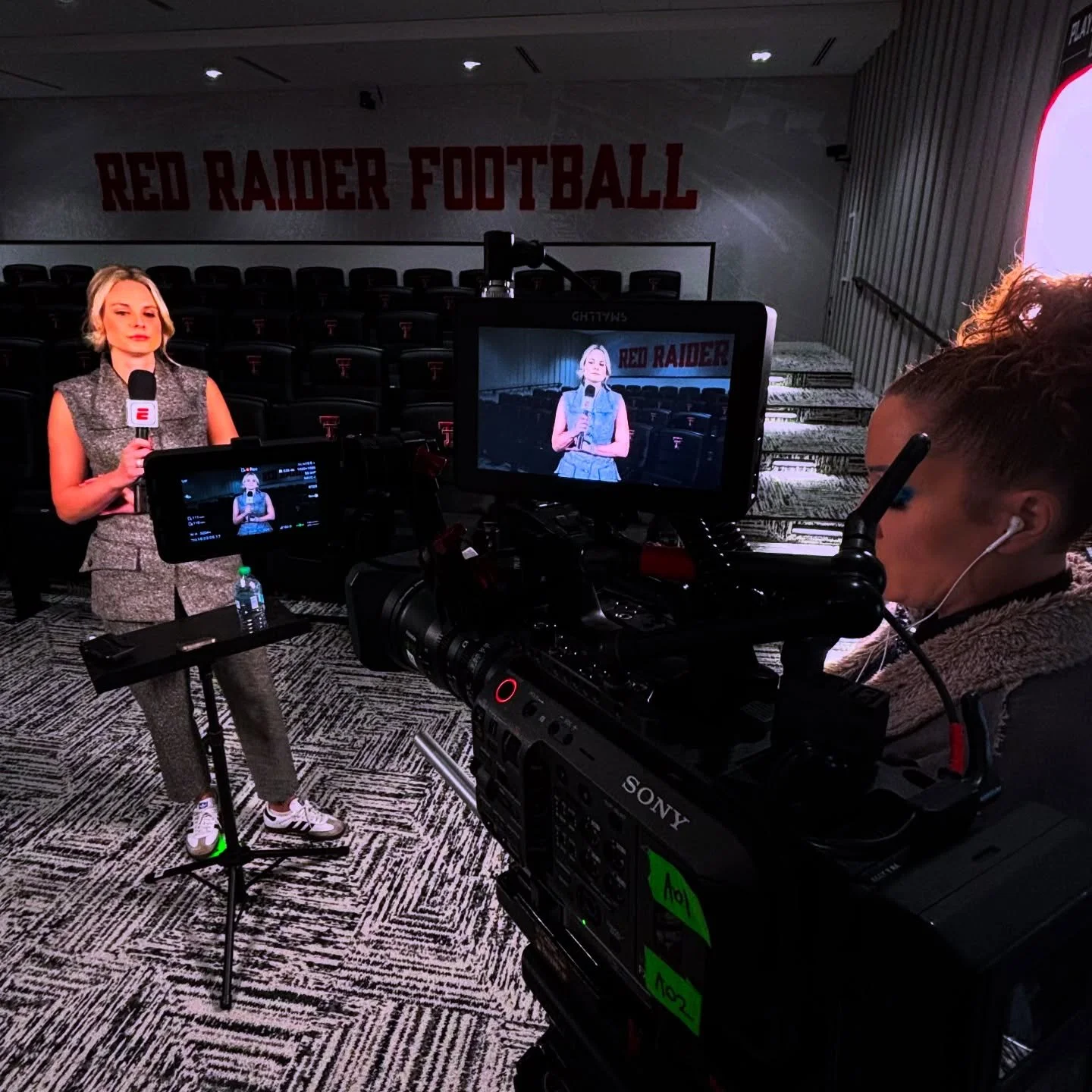 Live hits in Lubbock. #ESPN