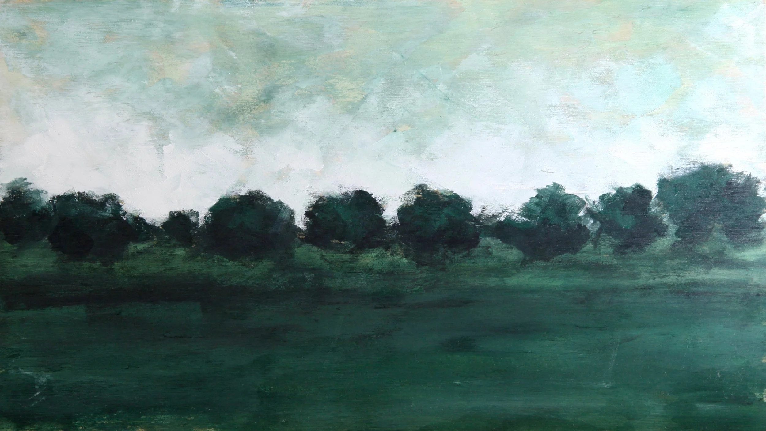 Ox Branch 21 3/4 x 12 1/2 SOLD