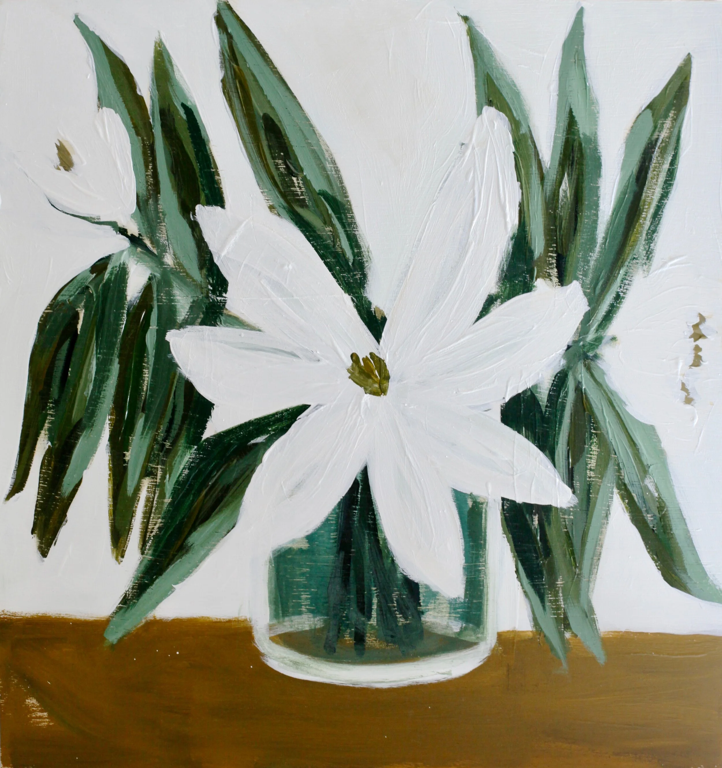 Golden Magnolias 16 x 15 425.00