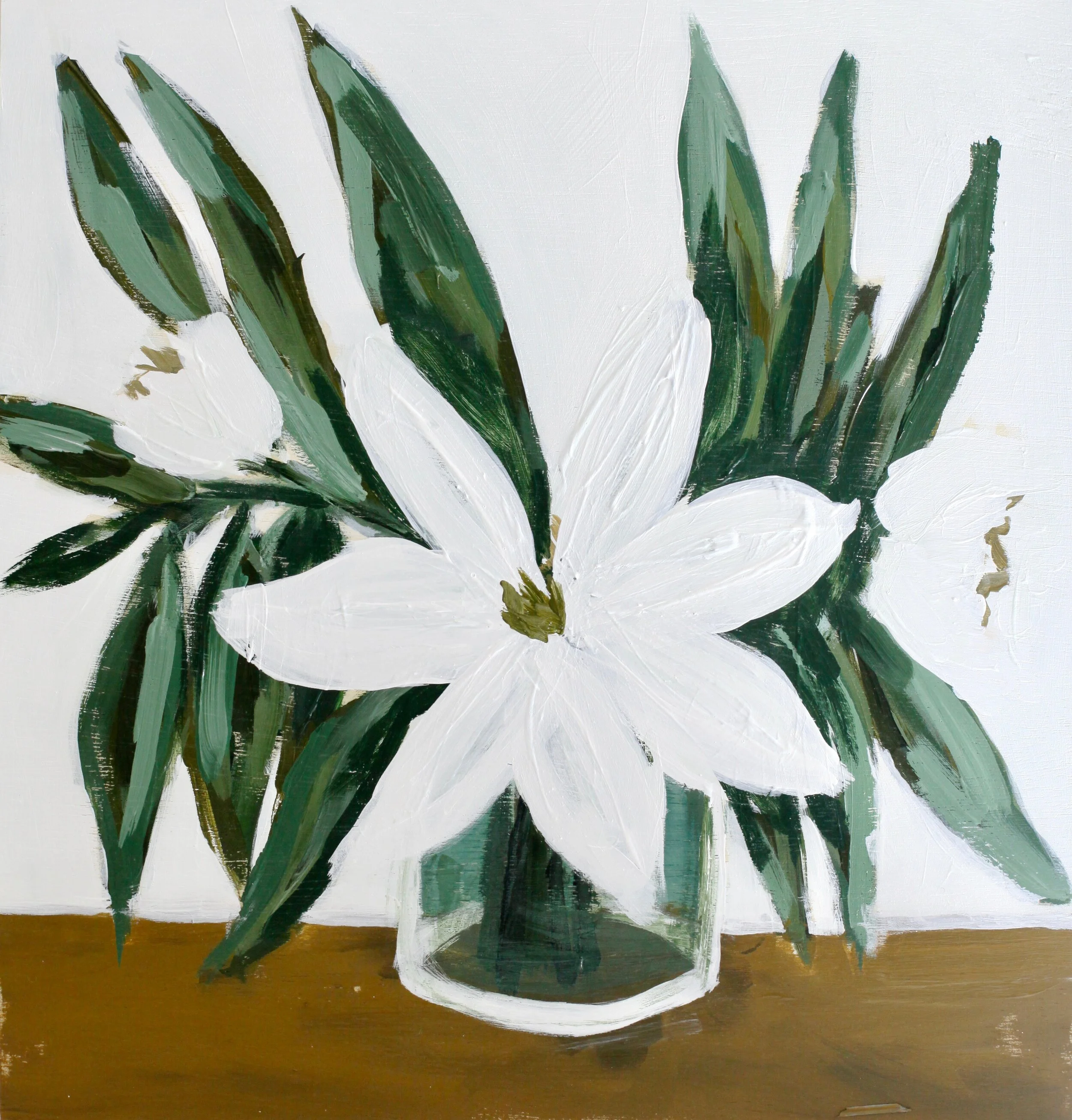 Magnolia Jade 16 1/2 x 17 1/2