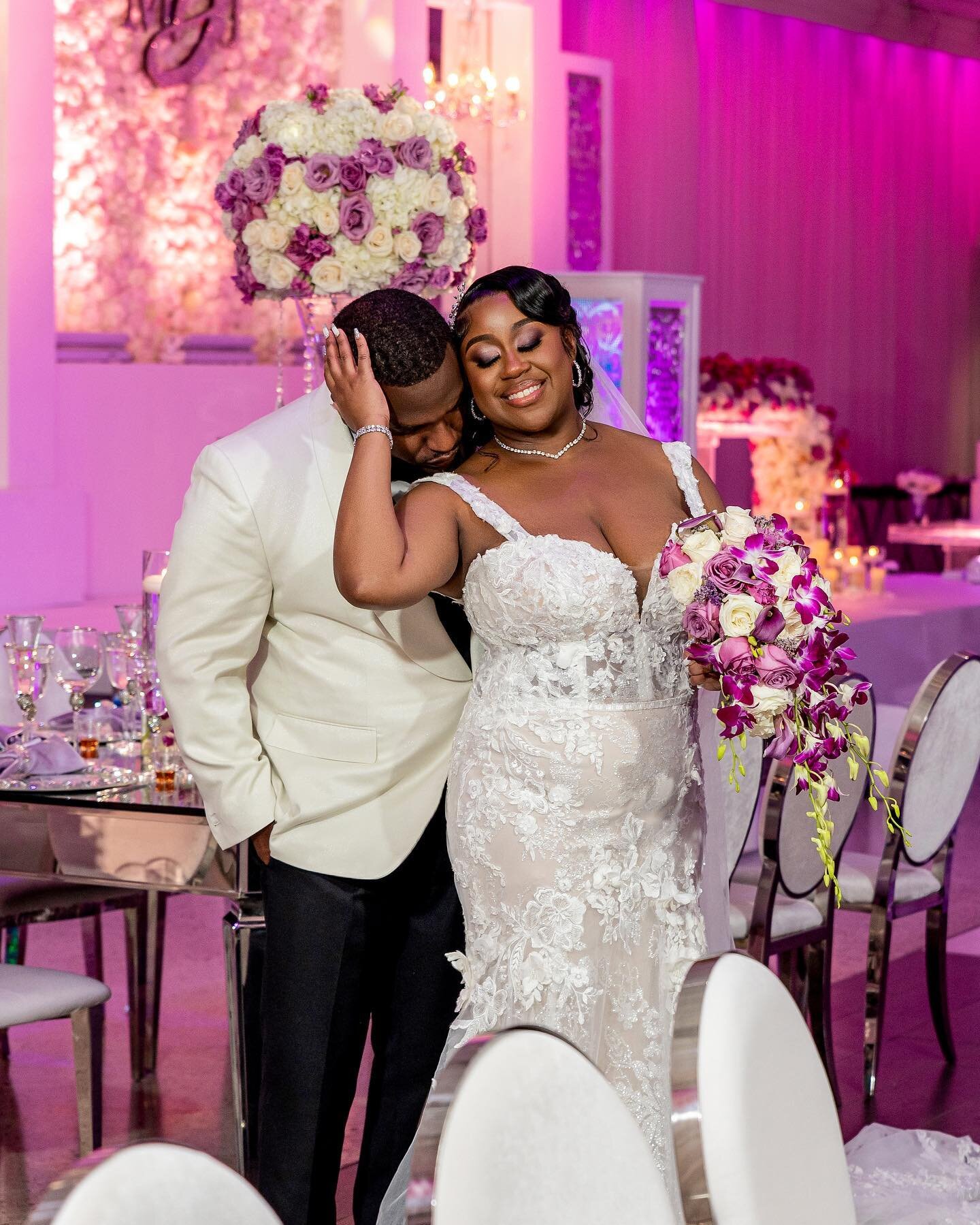 Blessings to the newlyweds Milissa &amp; Joe, they really turnt up the party! I captured some of the most beautiful portraits of their love story on their wedding day✨!
&bull;
Photographer: @justbashton 
Video: @unleashedvizuals 
Clients: @delightnes