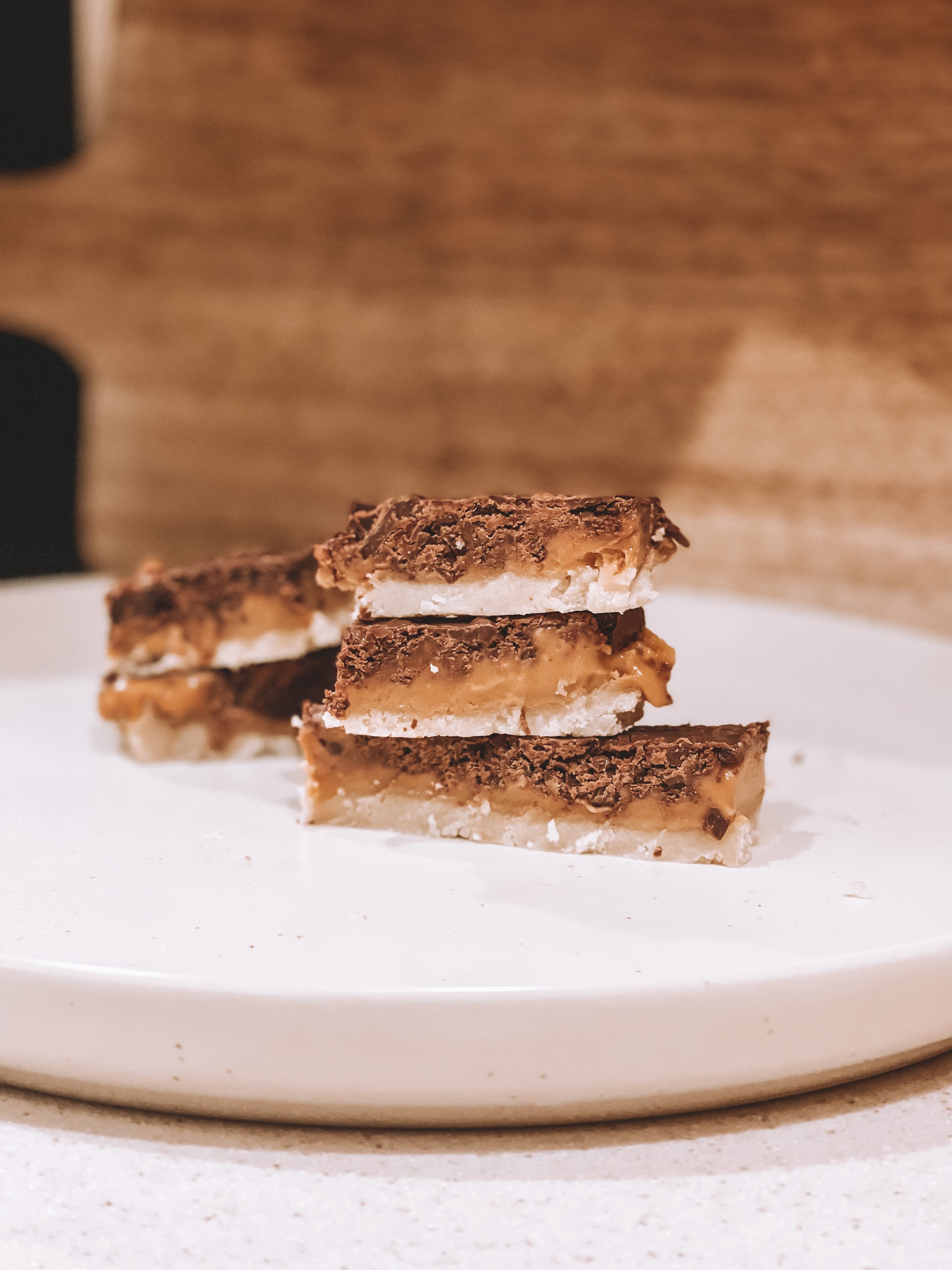 3 Step Homemade Twix Recipe (gluten + dairy free)